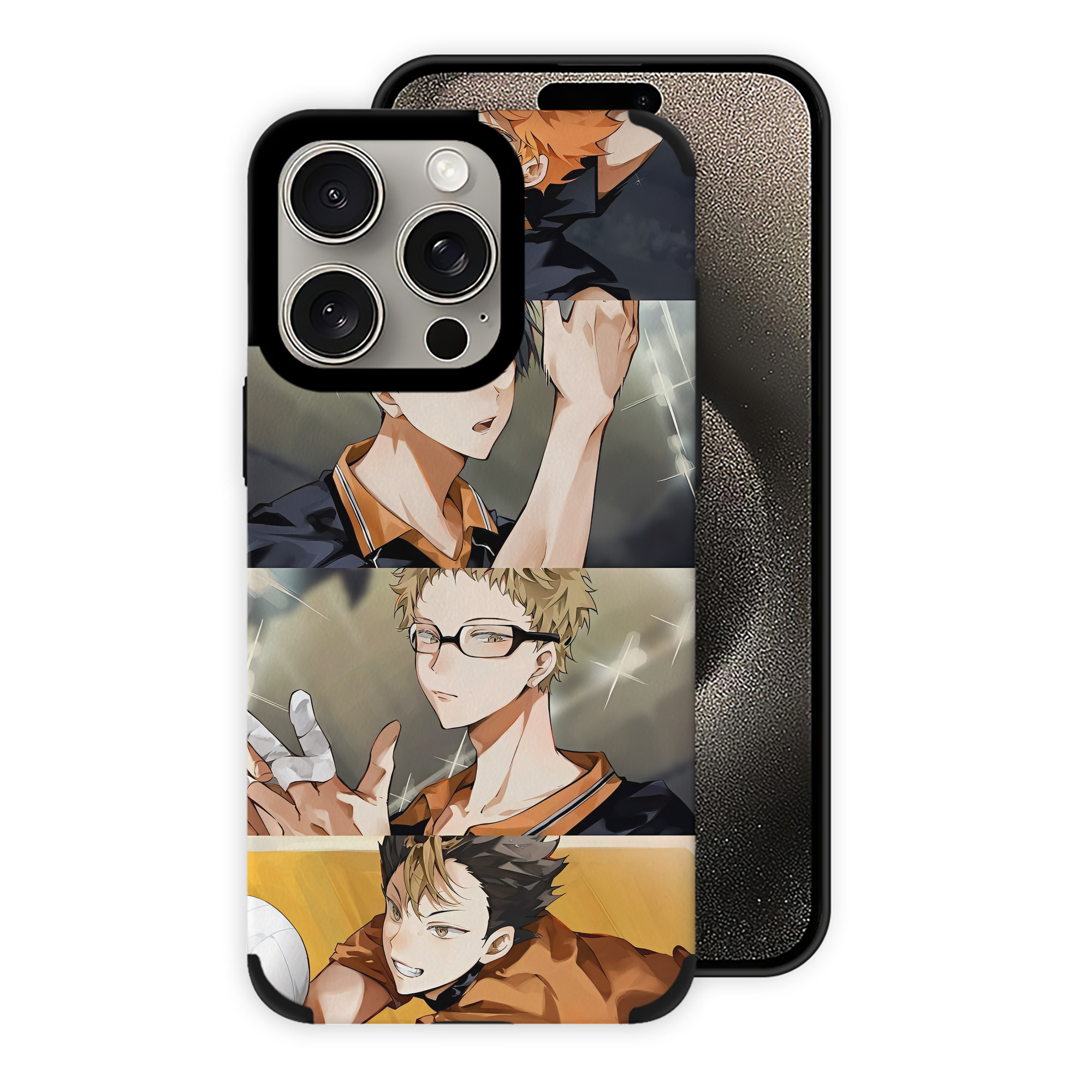 （画像用） ハイキュー!! Haikyu!! 【iPhone15ProMax対応】 PUレザー スマホケース 耐衝撃＆黄変防止