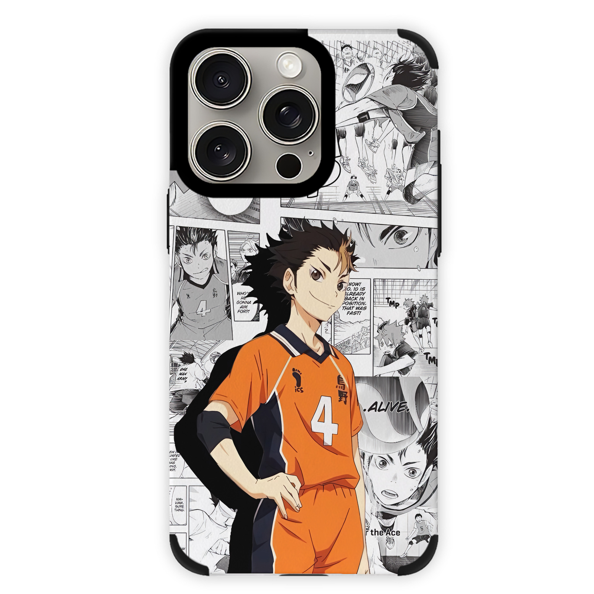 （画像用） ハイキュー!! Haikyu!! 【iPhone15ProMax対応】 PUレザー スマホケース 耐衝撃＆黄変防止