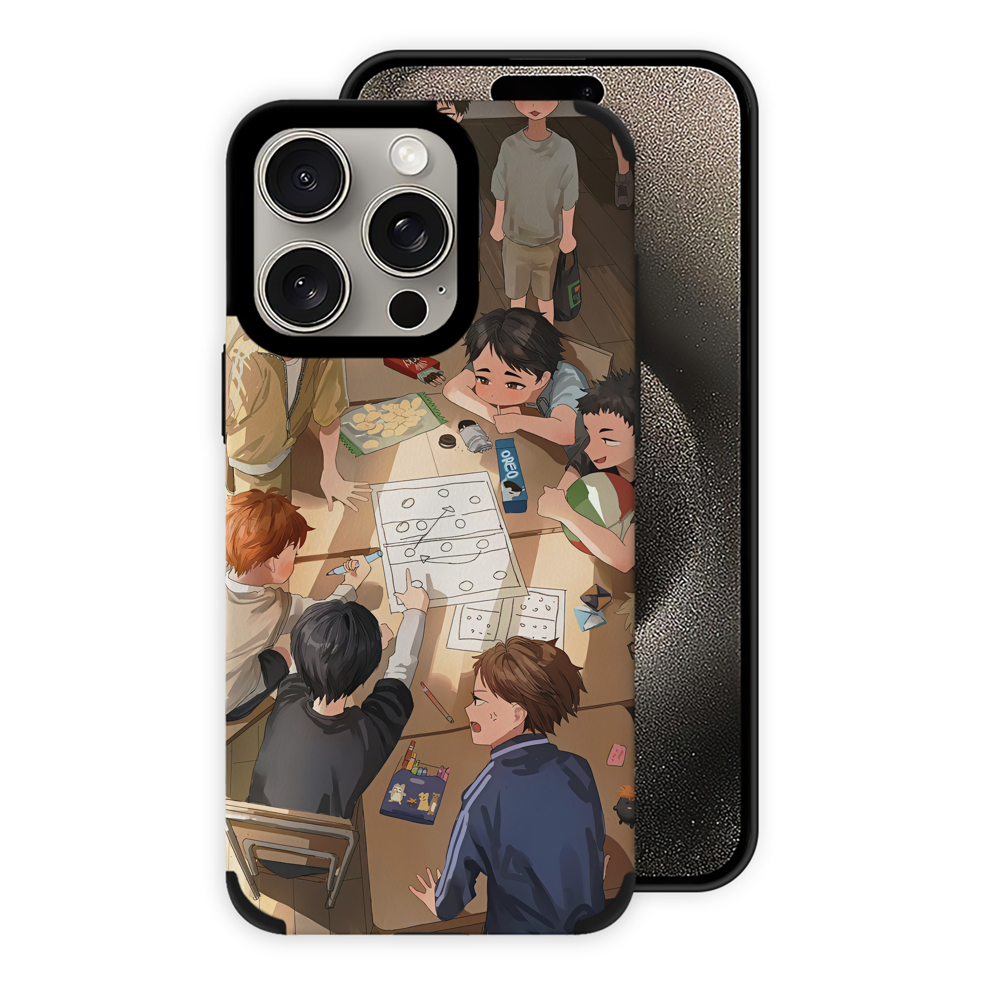 （画像用） ハイキュー!! Haikyu!! 【iPhone15ProMax対応】 PUレザー スマホケース 耐衝撃＆黄変防止