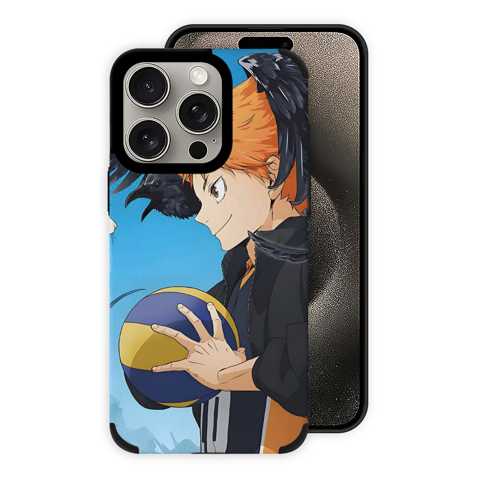 （画像用） ハイキュー!! Haikyu!! 【iPhone15ProMax対応】 PUレザー スマホケース 耐衝撃＆黄変防止