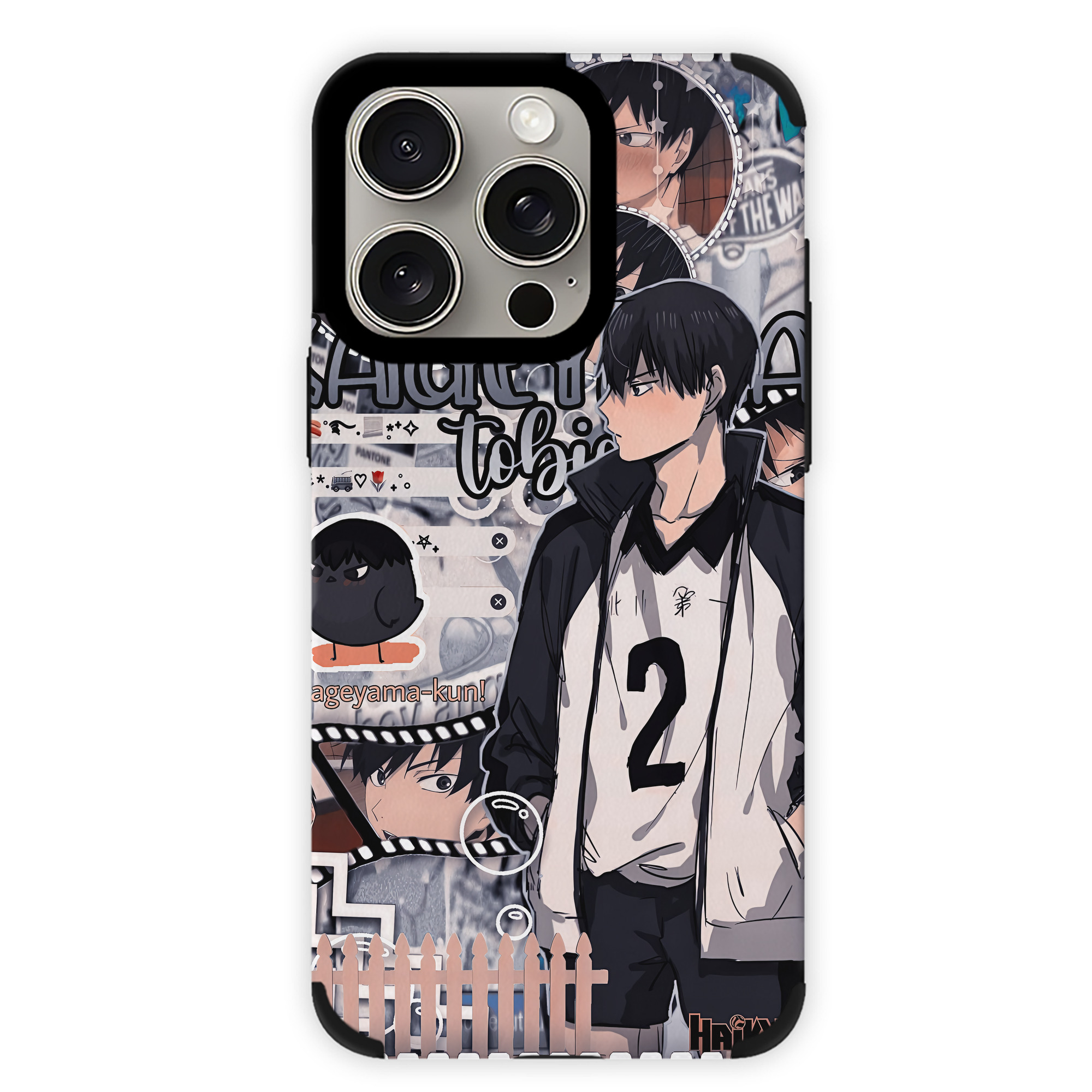 （画像用） ハイキュー!! Haikyu!! 【iPhone15ProMax対応】 PUレザー スマホケース 耐衝撃＆黄変防止
