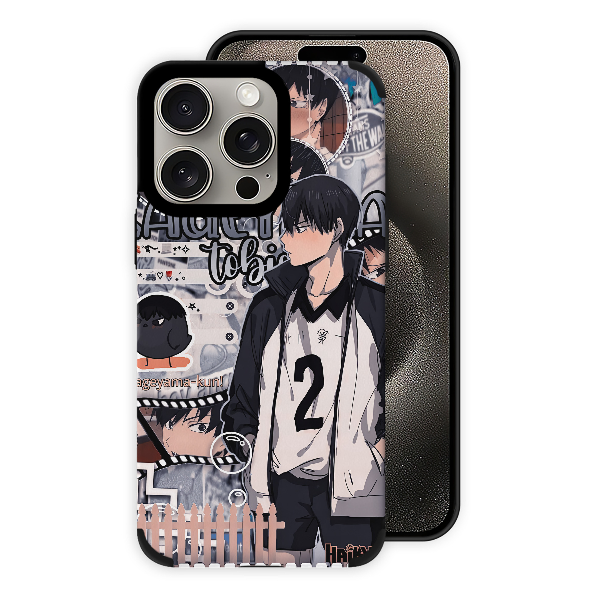 （画像用） ハイキュー!! Haikyu!! 【iPhone15ProMax対応】 PUレザー スマホケース 耐衝撃＆黄変防止
