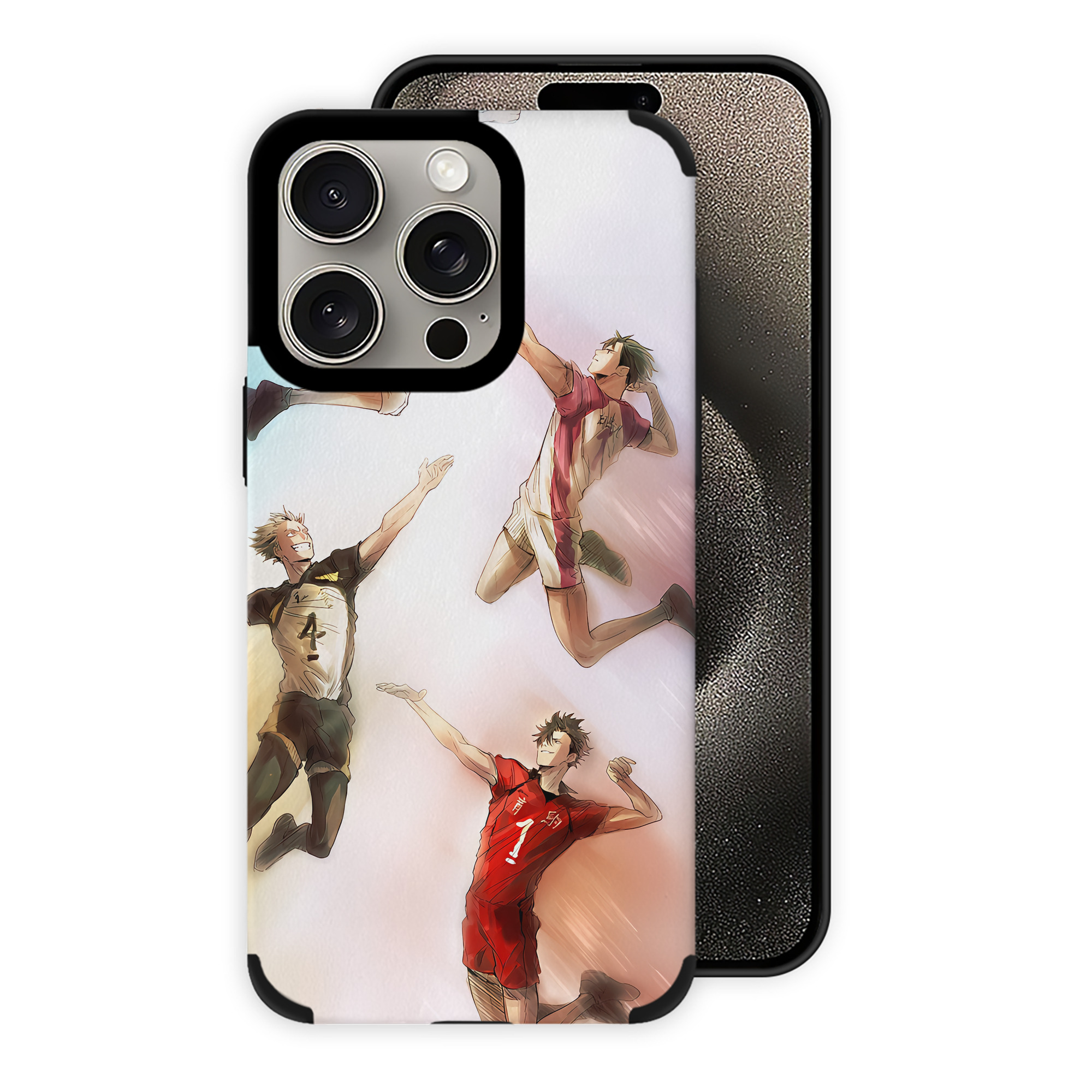 （画像用） ハイキュー!! Haikyu!! 【iPhone15ProMax対応】 PUレザー スマホケース 耐衝撃＆黄変防止