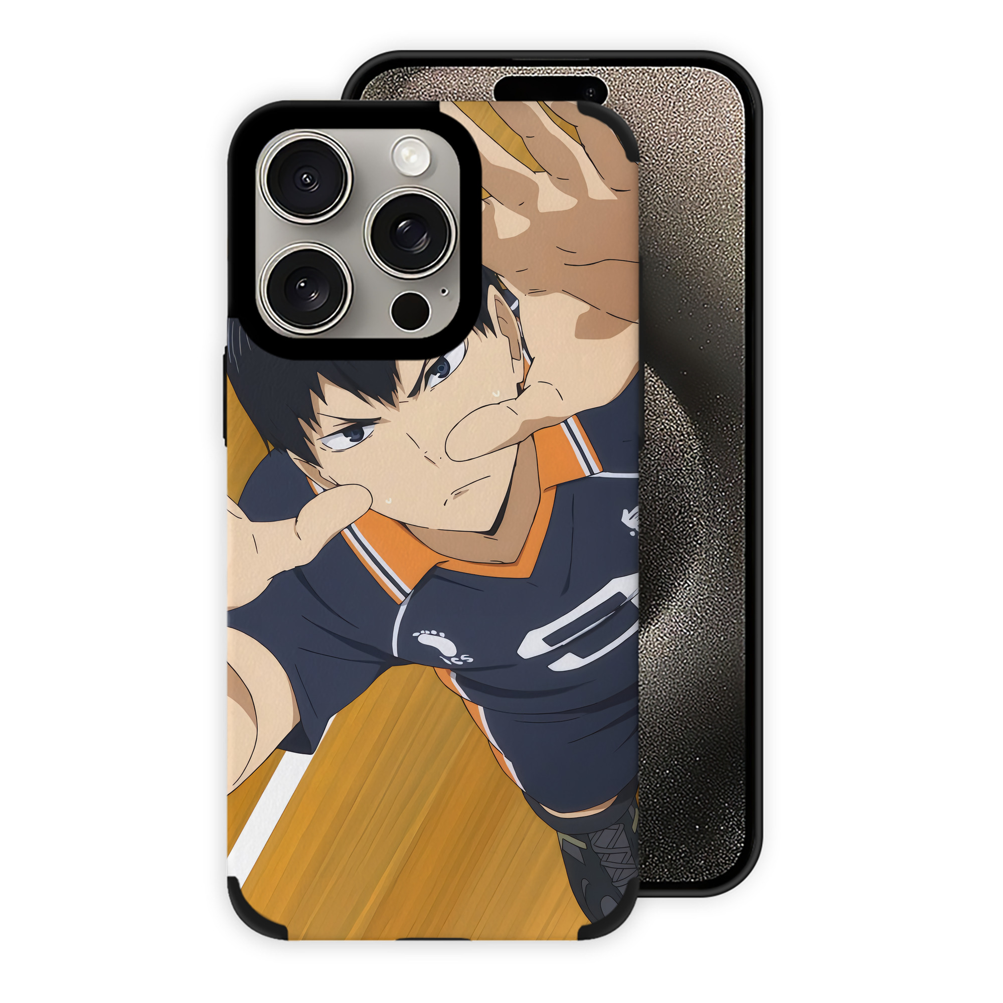 （画像用） ハイキュー!! Haikyu!! 【iPhone15ProMax対応】 PUレザー スマホケース 耐衝撃＆黄変防止