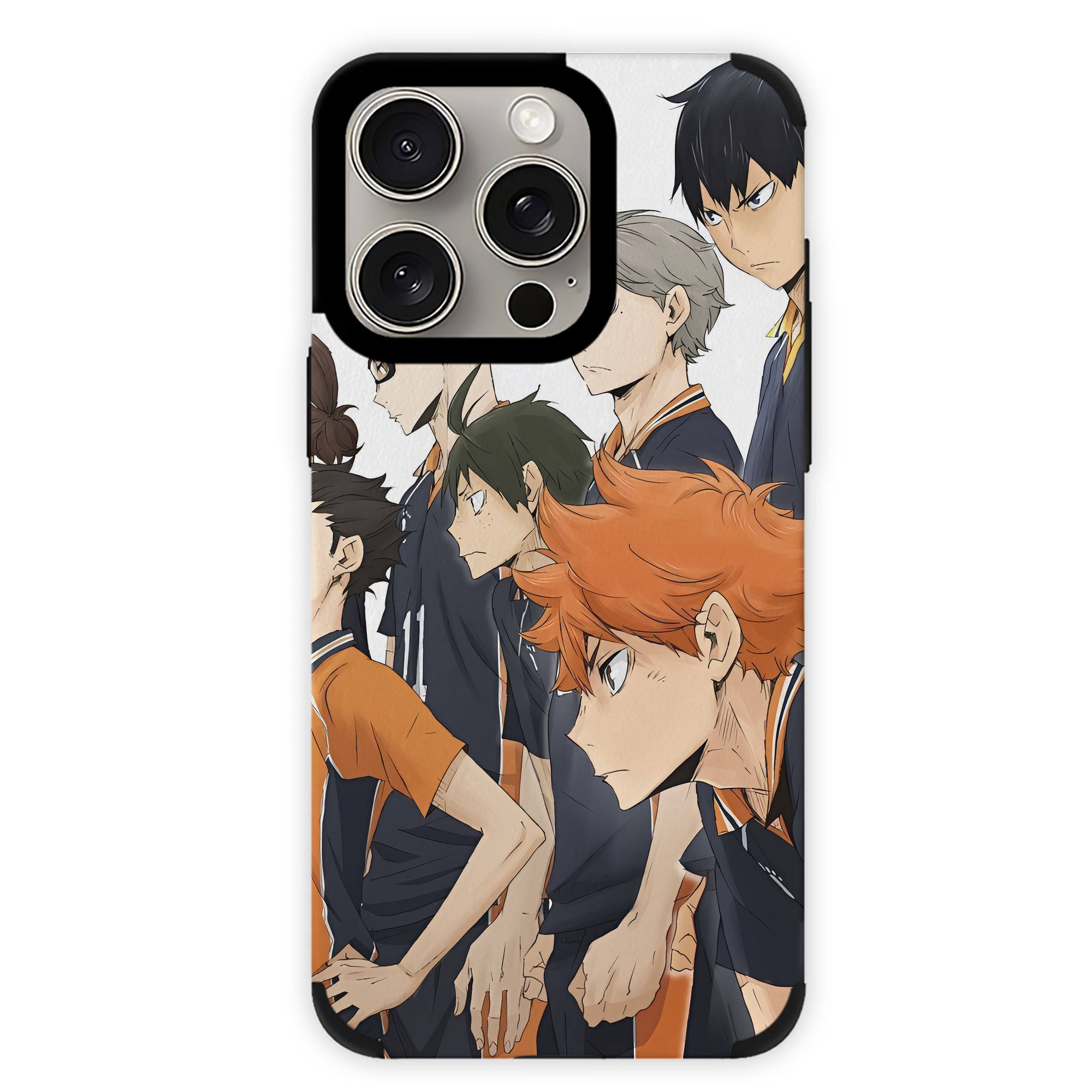 （画像用） ハイキュー!! Haikyu!! 【iPhone15ProMax対応】 PUレザー スマホケース 耐衝撃＆黄変防止