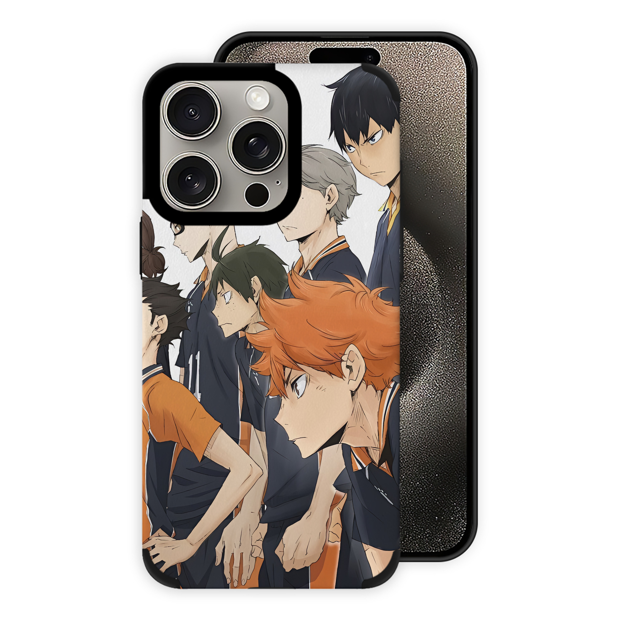 （画像用） ハイキュー!! Haikyu!! 【iPhone15ProMax対応】 PUレザー スマホケース 耐衝撃＆黄変防止