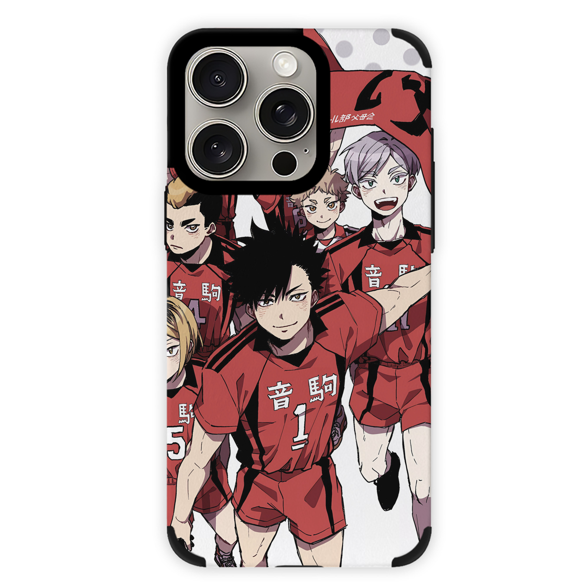 （画像用） ハイキュー!! Haikyu!! 【iPhone15ProMax対応】 PUレザー スマホケース 耐衝撃＆黄変防止