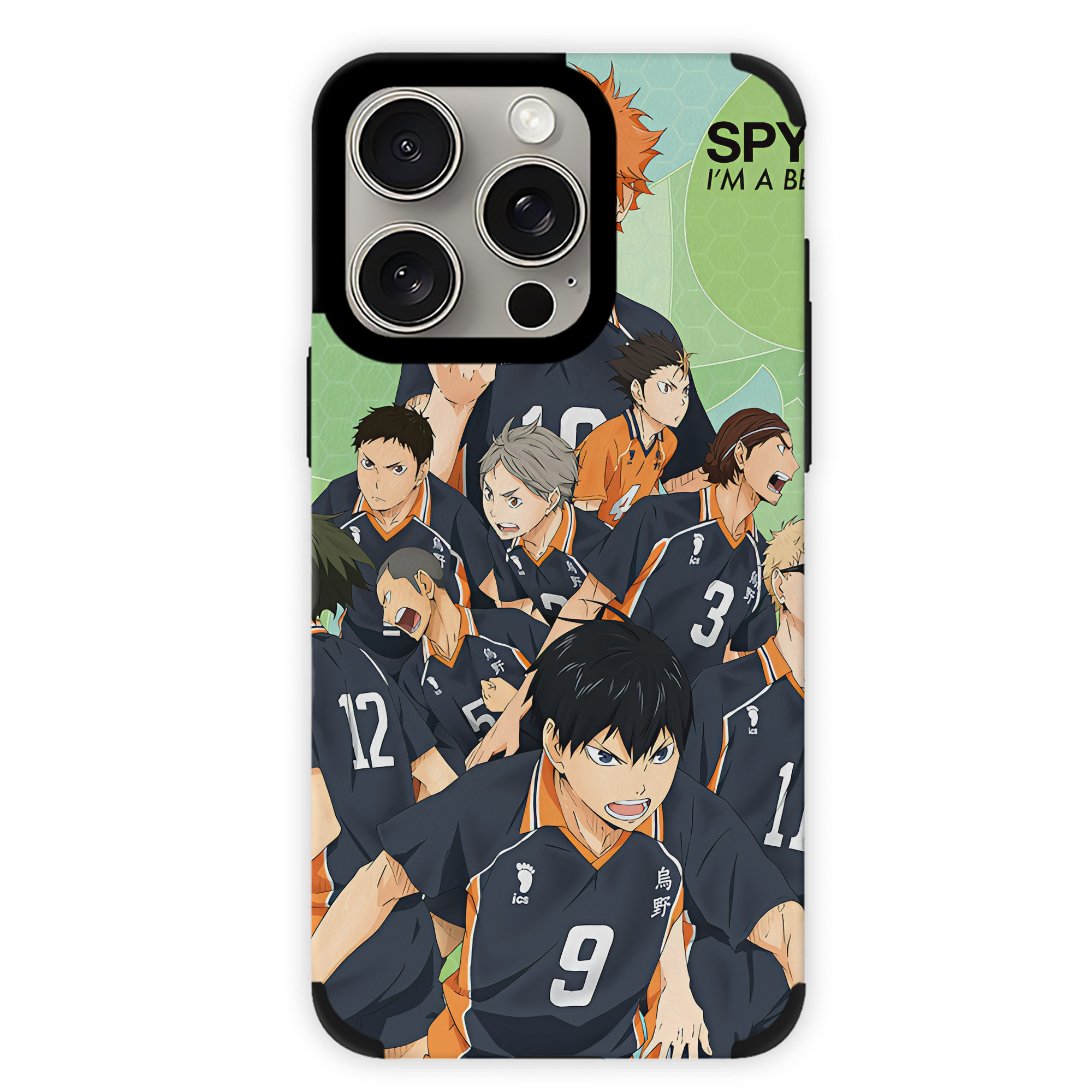 （画像用） ハイキュー!! Haikyu!! 【iPhone15ProMax対応】 PUレザー スマホケース 耐衝撃＆黄変防止