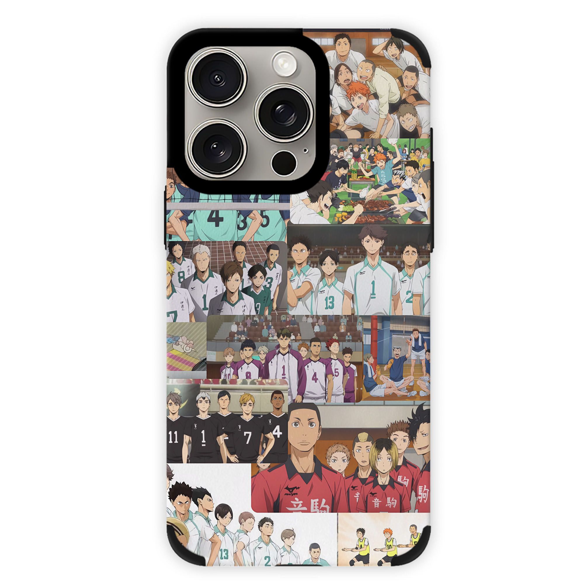 （画像用） ハイキュー!! Haikyu!! 【iPhone15ProMax対応】 PUレザー スマホケース 耐衝撃＆黄変防止
