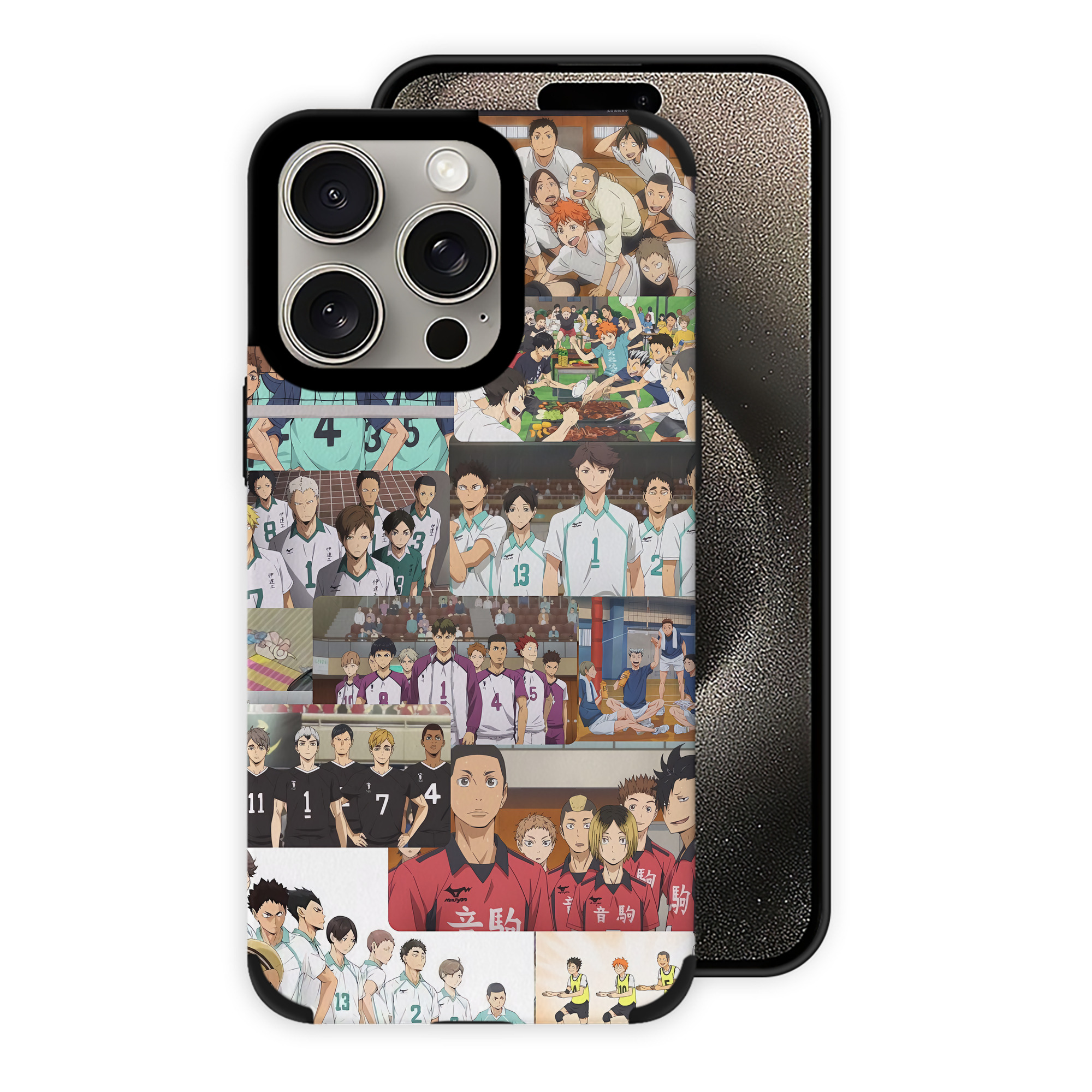 （画像用） ハイキュー!! Haikyu!! 【iPhone15ProMax対応】 PUレザー スマホケース 耐衝撃＆黄変防止