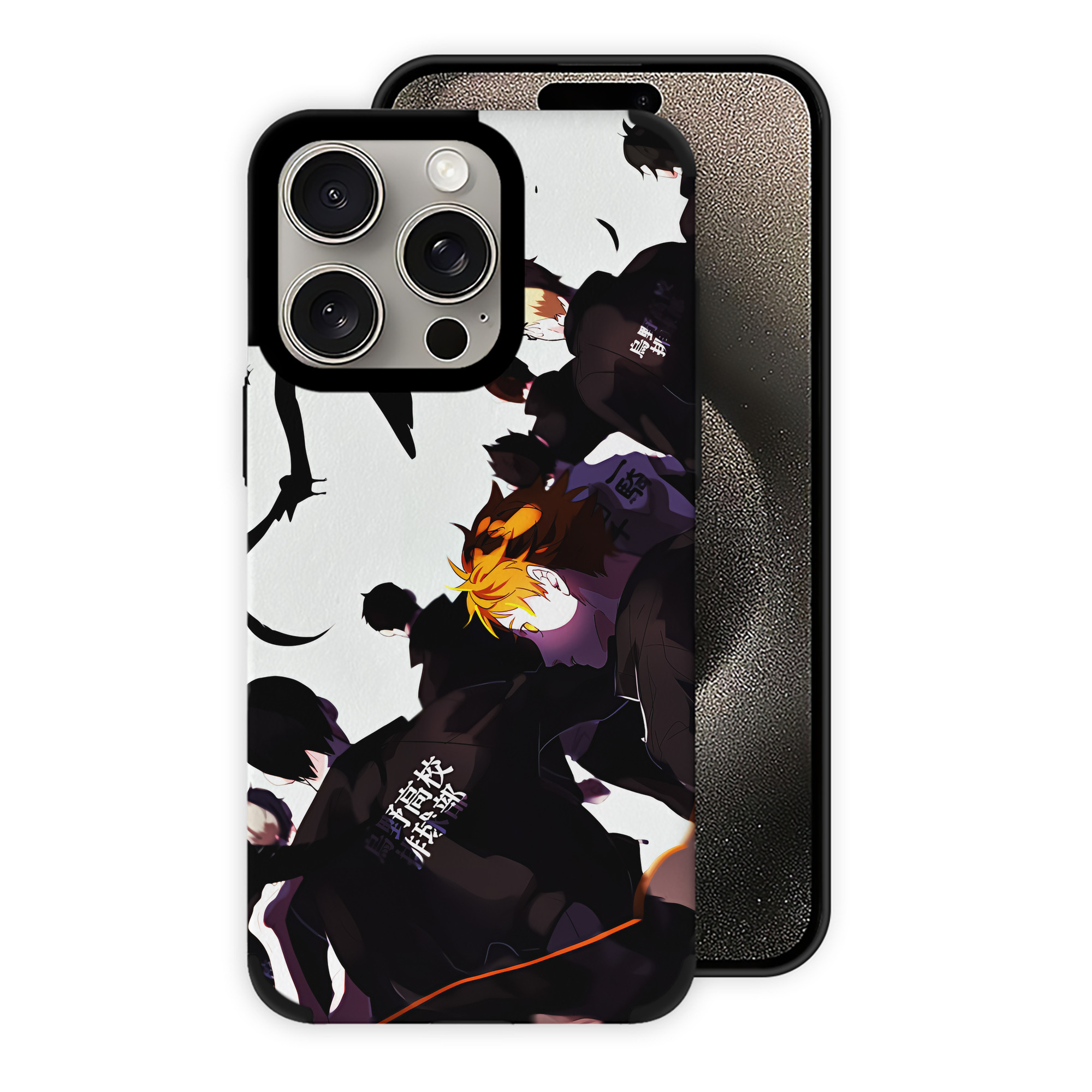 （画像用） ハイキュー!! Haikyu!! 【iPhone15ProMax対応】 PUレザー スマホケース 耐衝撃＆黄変防止