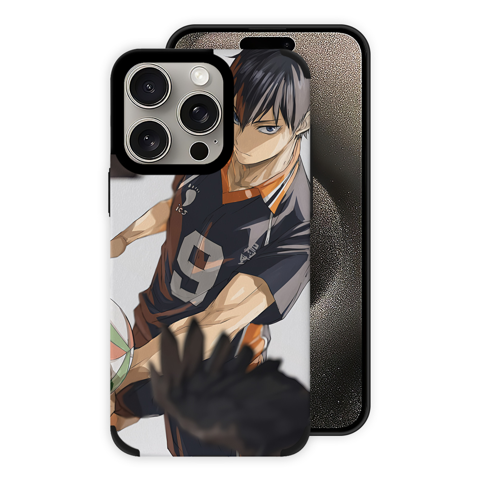 （画像用） ハイキュー!! Haikyu!! 【iPhone15ProMax対応】 PUレザー スマホケース 耐衝撃＆黄変防止