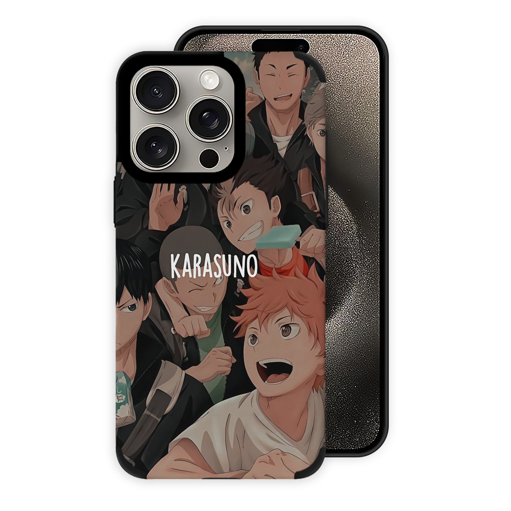 （画像用） ハイキュー!! Haikyu!! 【iPhone15ProMax対応】 PUレザー スマホケース 耐衝撃＆黄変防止