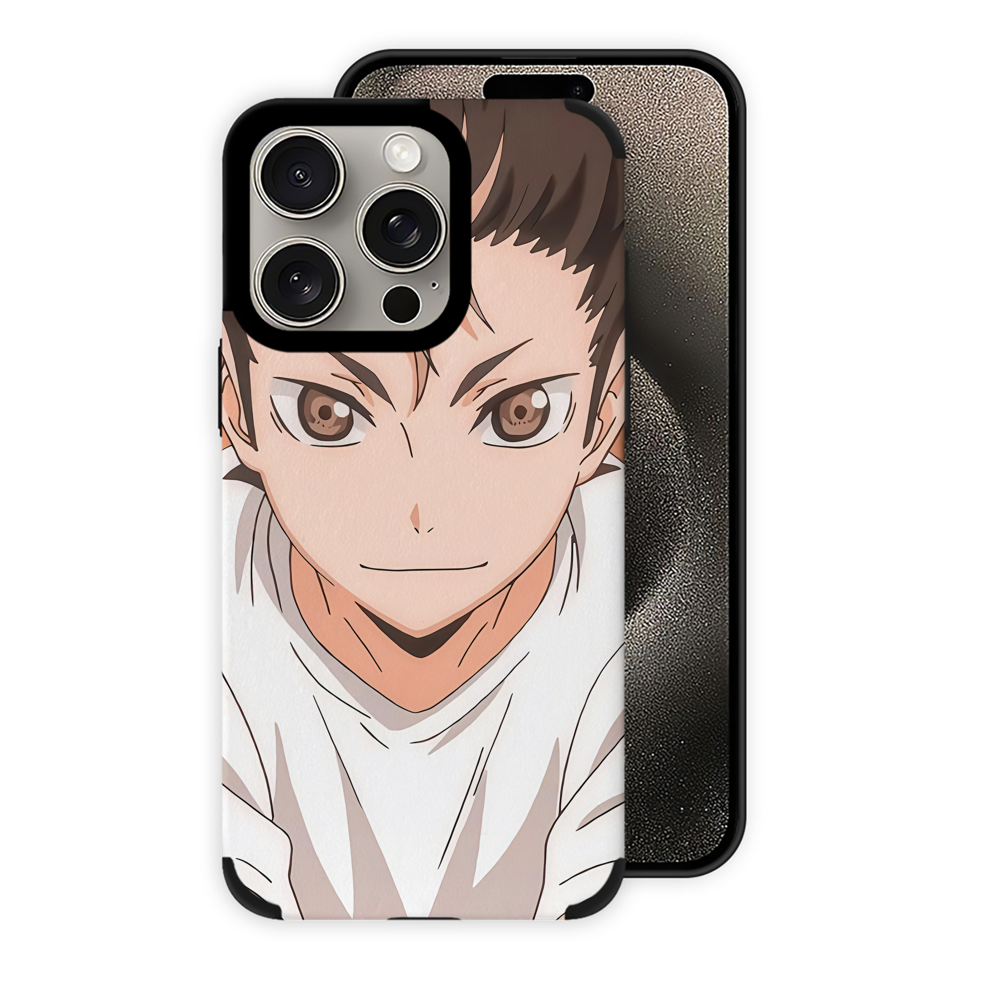 （画像用） ハイキュー!! Haikyu!! 【iPhone15ProMax対応】 PUレザー スマホケース 耐衝撃＆黄変防止