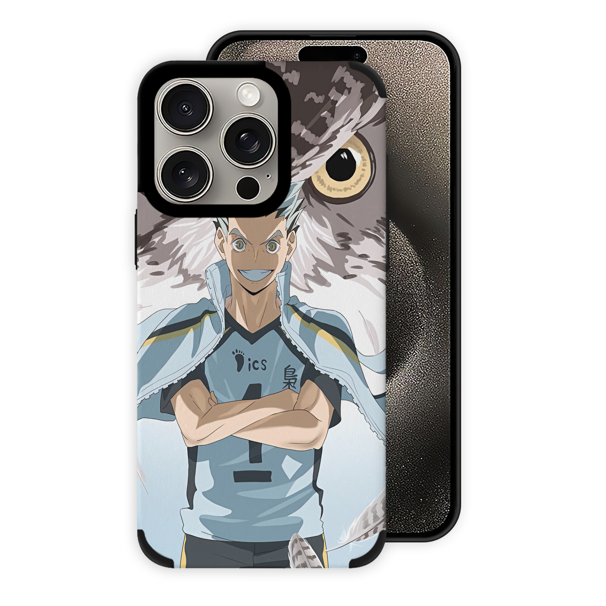（画像用） ハイキュー!! Haikyu!! 【iPhone15ProMax対応】 PUレザー スマホケース 耐衝撃＆黄変防止