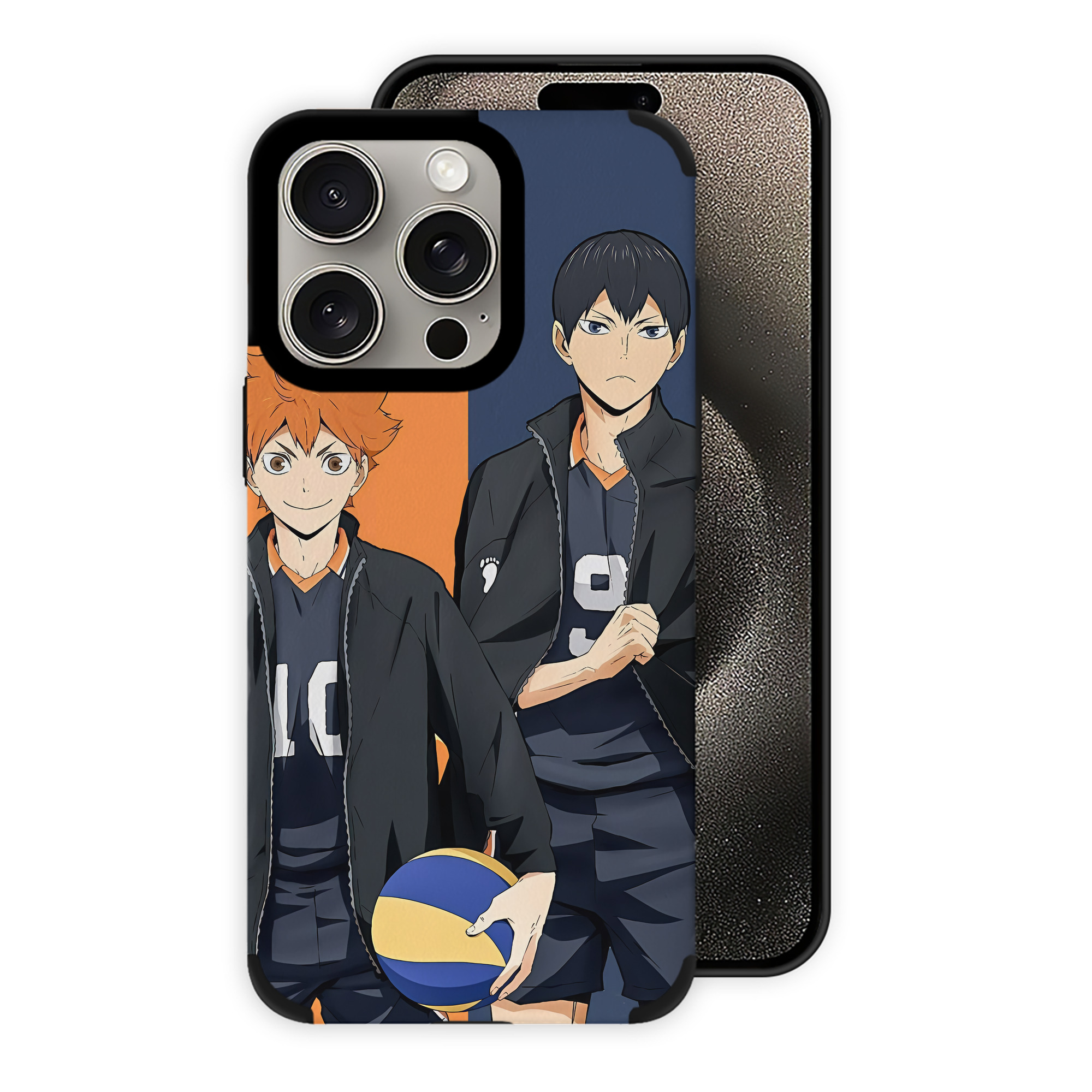 （画像用） ハイキュー!! Haikyu!! 【iPhone15ProMax対応】 PUレザー スマホケース 耐衝撃＆黄変防止