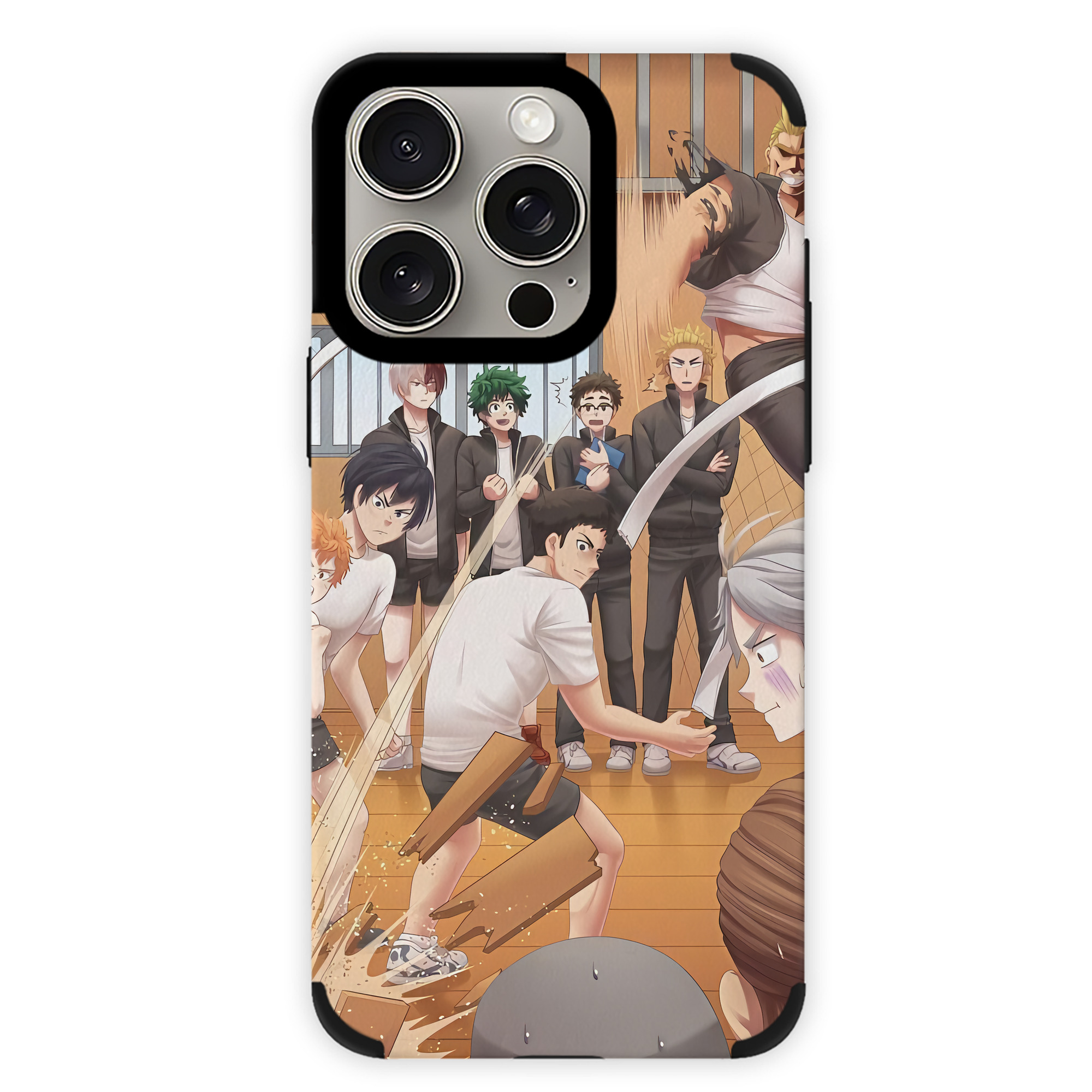 （画像用） ハイキュー!! Haikyu!! 【iPhone15ProMax対応】 PUレザー スマホケース 耐衝撃＆黄変防止
