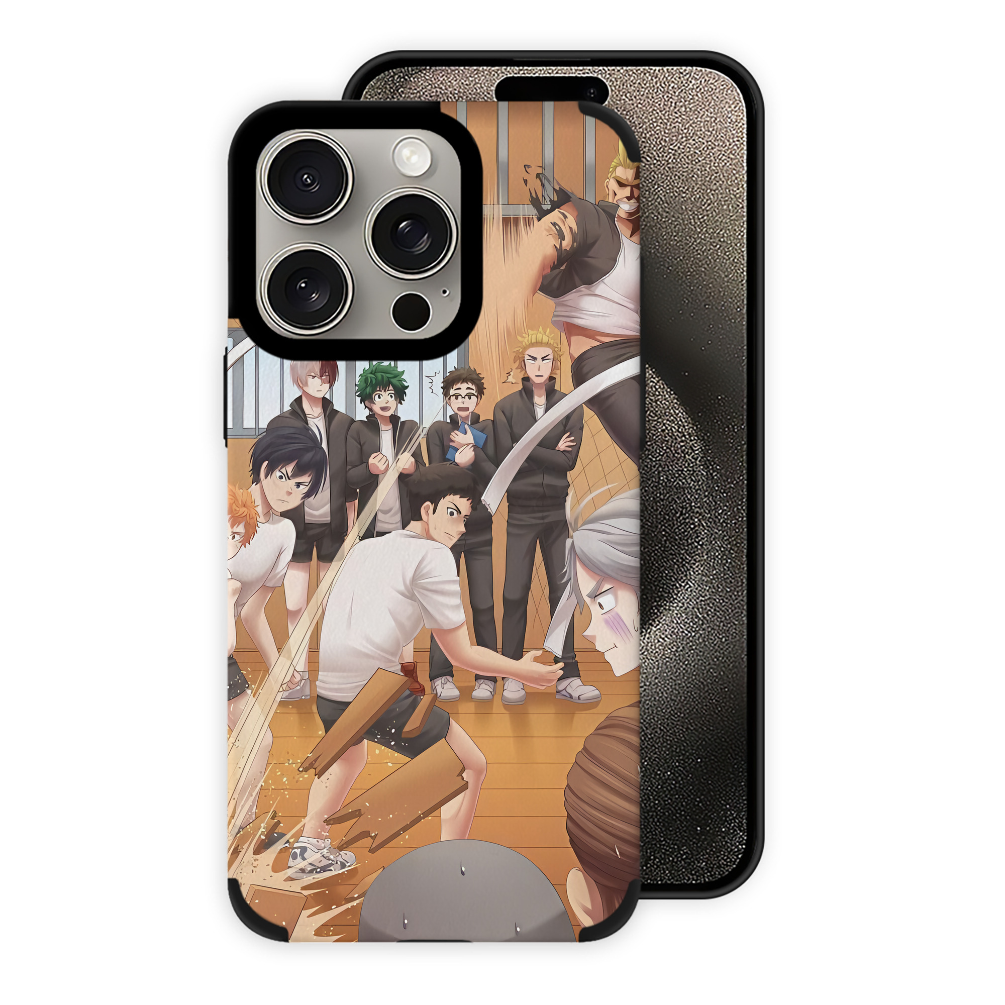 （画像用） ハイキュー!! Haikyu!! 【iPhone15ProMax対応】 PUレザー スマホケース 耐衝撃＆黄変防止