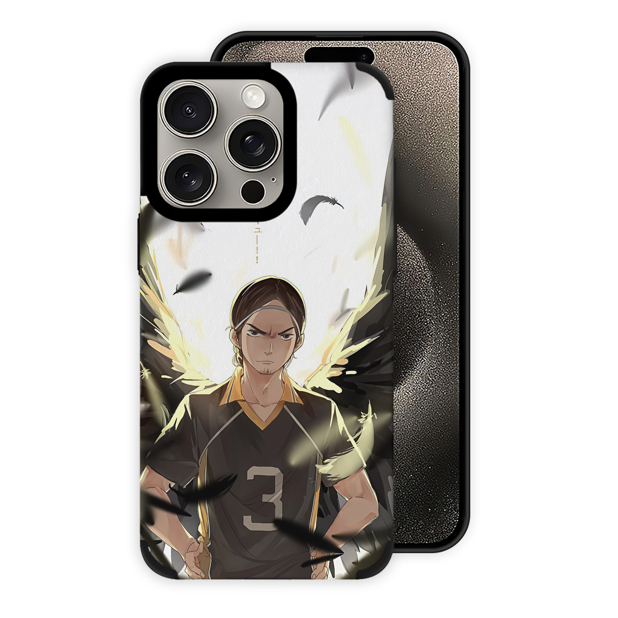 （画像用） ハイキュー!! Haikyu!! 【iPhone15ProMax対応】 PUレザー スマホケース 耐衝撃＆黄変防止