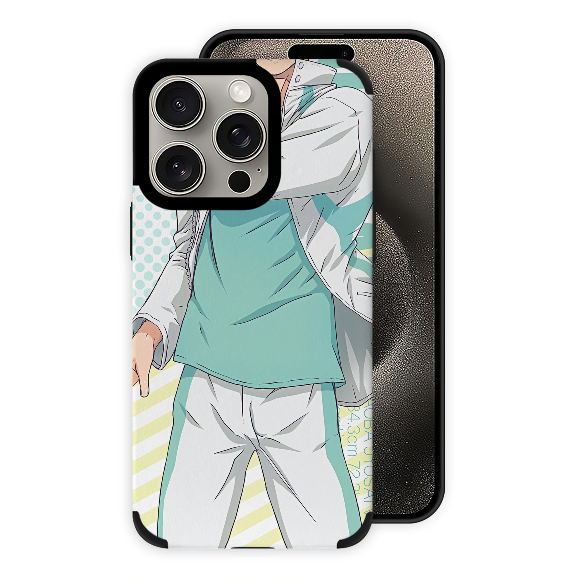 （画像用） ハイキュー!! Haikyu!! 【iPhone15ProMax対応】 PUレザー スマホケース 耐衝撃＆黄変防止