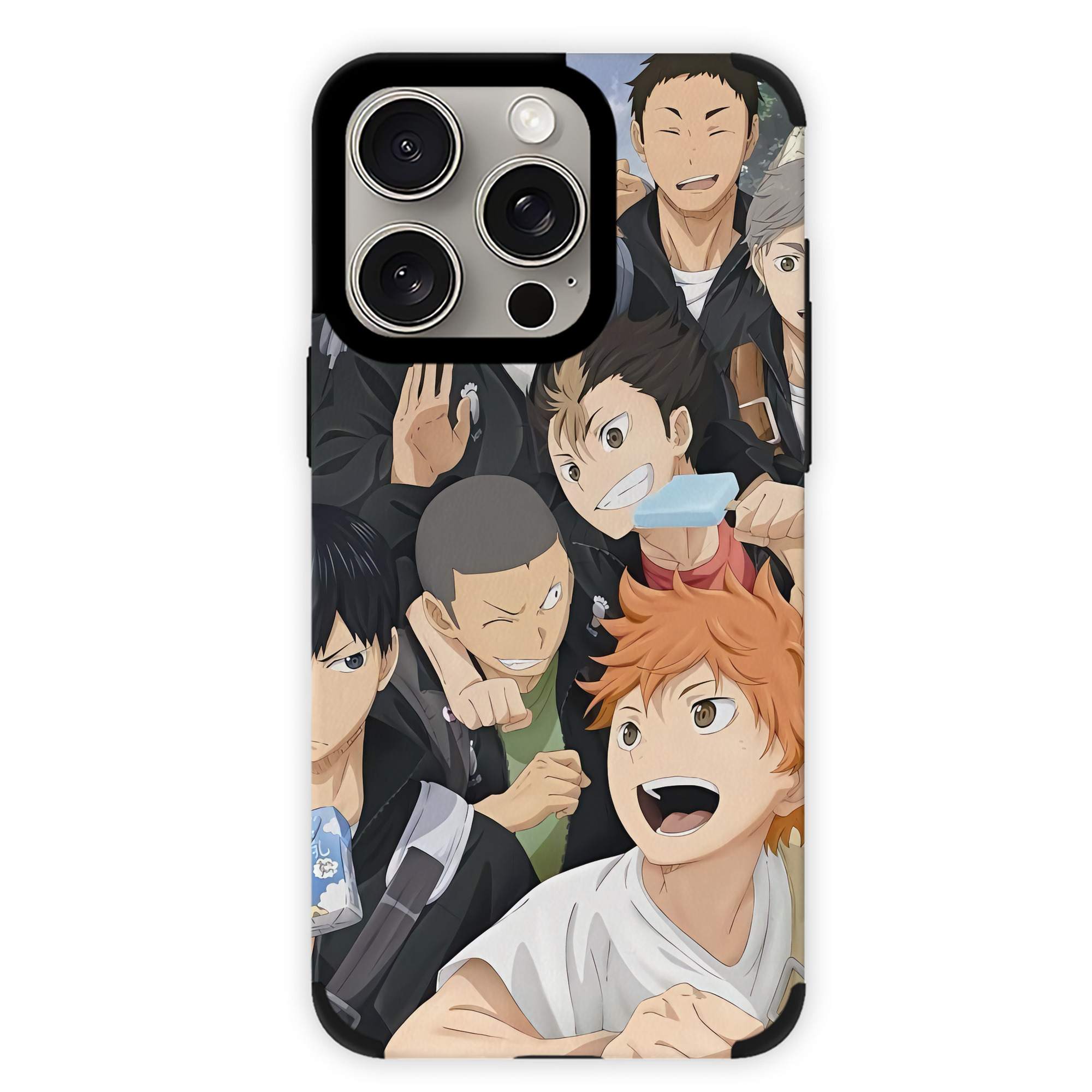（画像用） ハイキュー!! Haikyu!! 【iPhone15ProMax対応】 PUレザー スマホケース 耐衝撃＆黄変防止