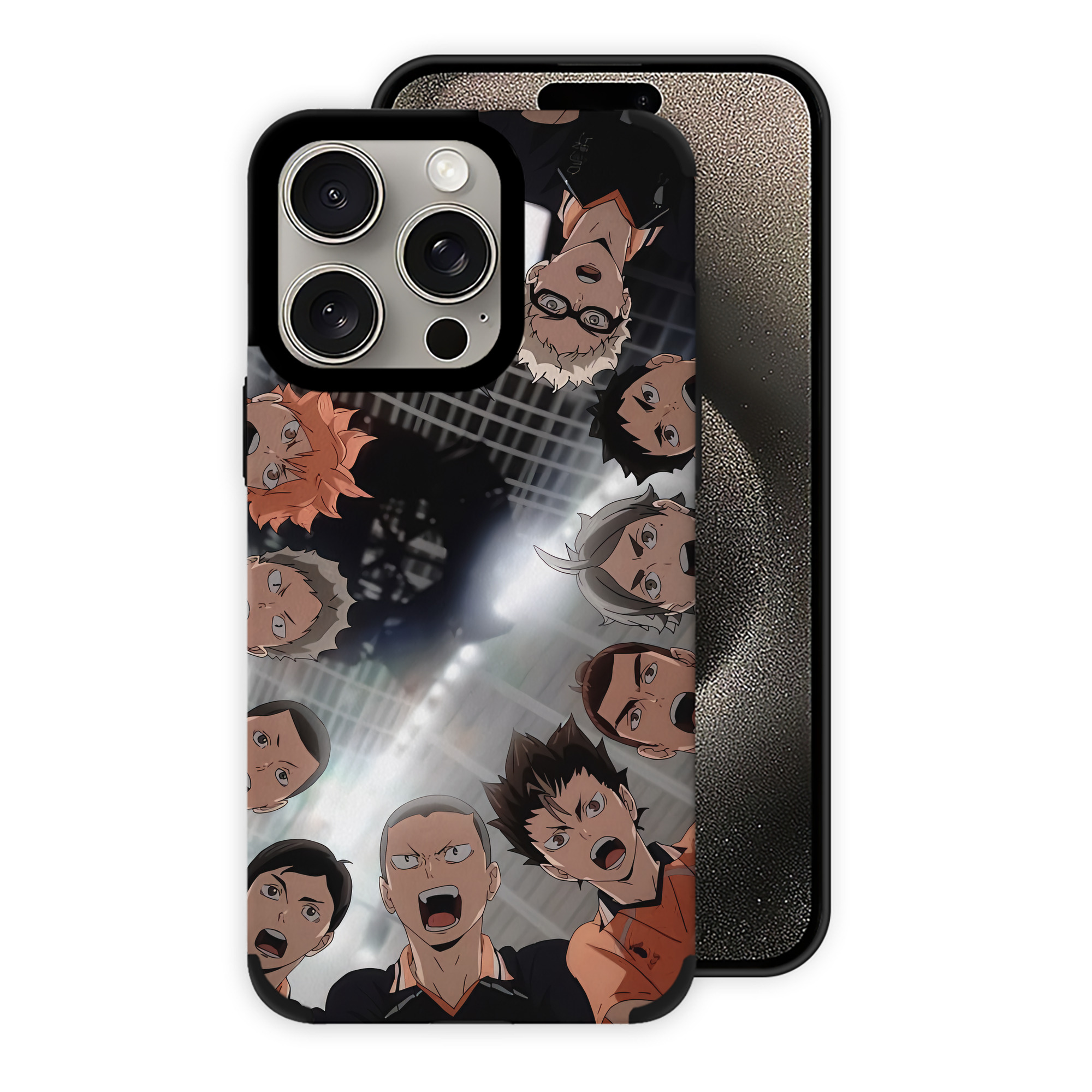 （画像用） ハイキュー!! Haikyu!! 【iPhone15ProMax対応】 PUレザー スマホケース 耐衝撃＆黄変防止