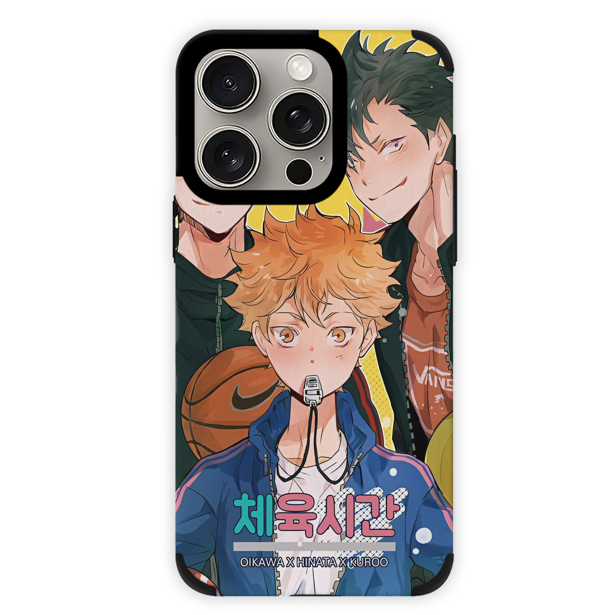 （画像用） ハイキュー!! Haikyu!! 【iPhone15ProMax対応】 PUレザー スマホケース 耐衝撃＆黄変防止