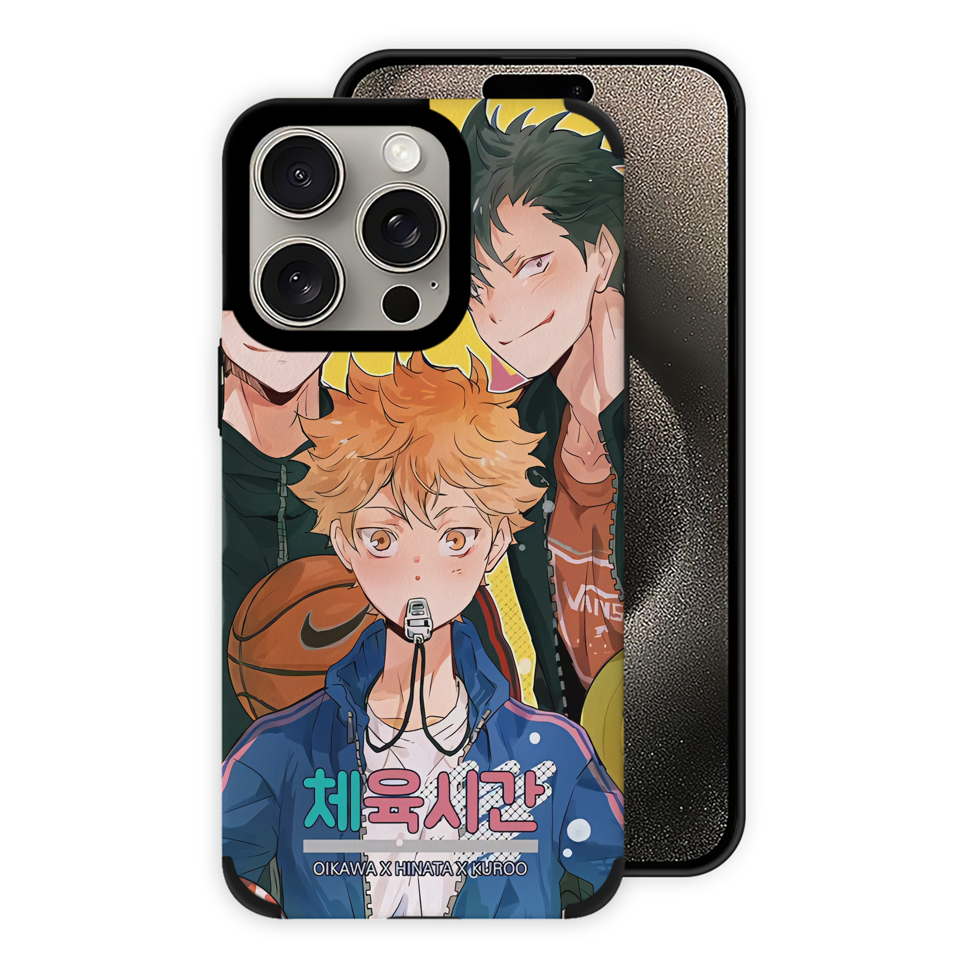 （画像用） ハイキュー!! Haikyu!! 【iPhone15ProMax対応】 PUレザー スマホケース 耐衝撃＆黄変防止