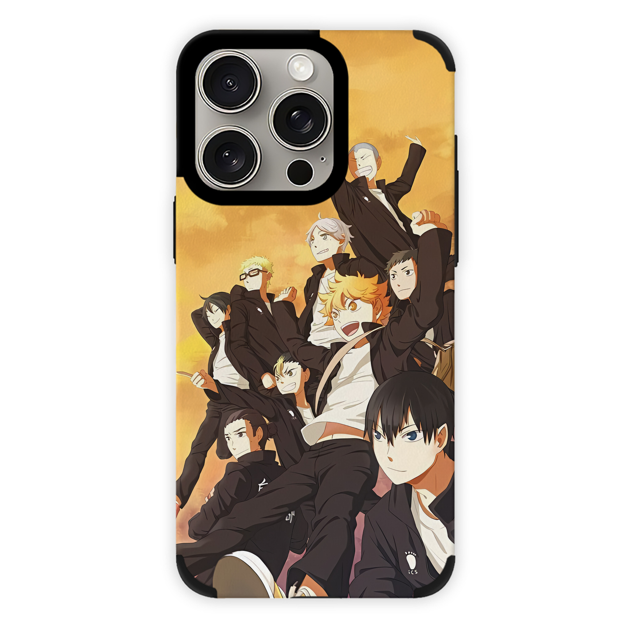 （画像用） ハイキュー!! Haikyu!! 【iPhone15ProMax対応】 PUレザー スマホケース 耐衝撃＆黄変防止