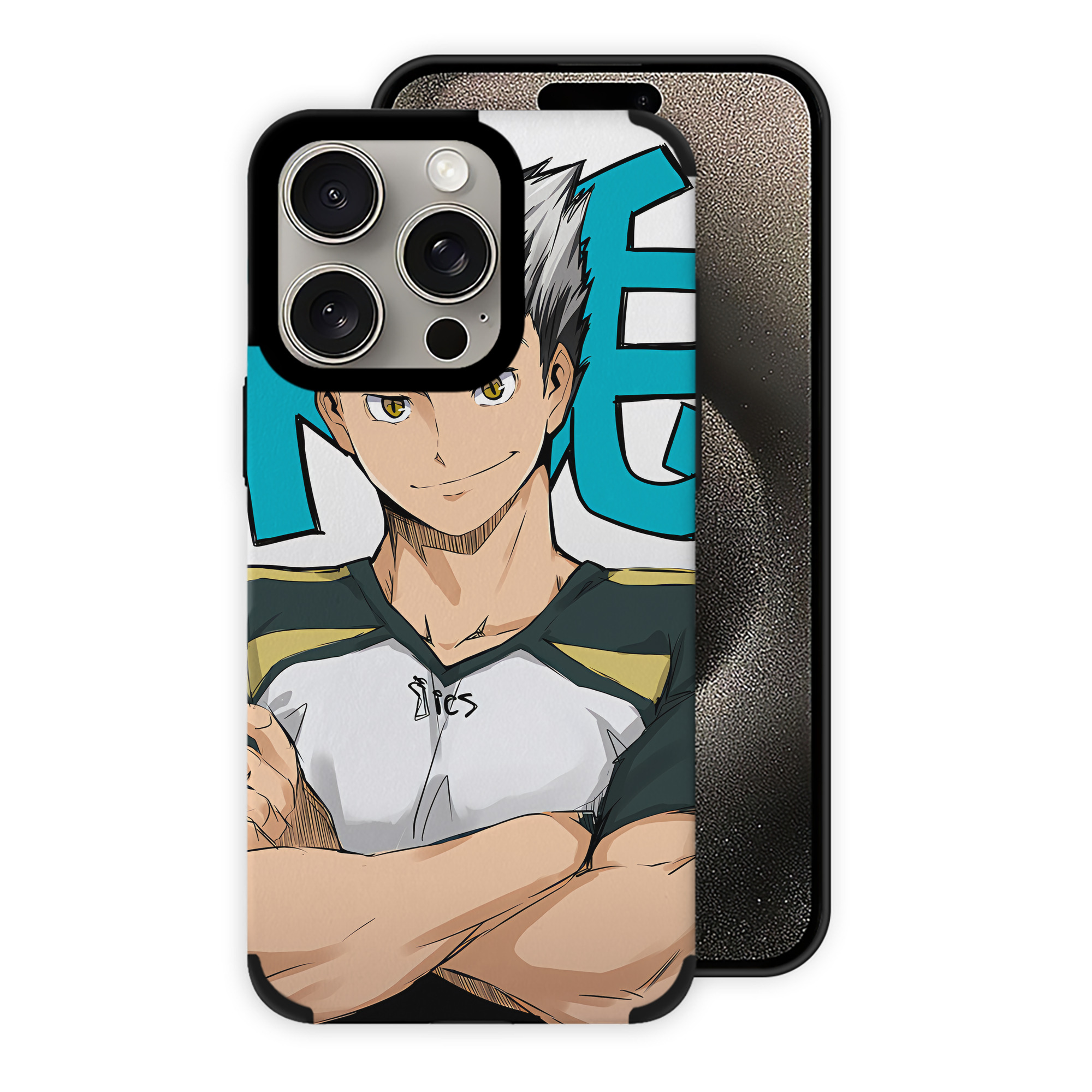 （画像用） ハイキュー!! Haikyu!! 【iPhone15ProMax対応】 PUレザー スマホケース 耐衝撃＆黄変防止