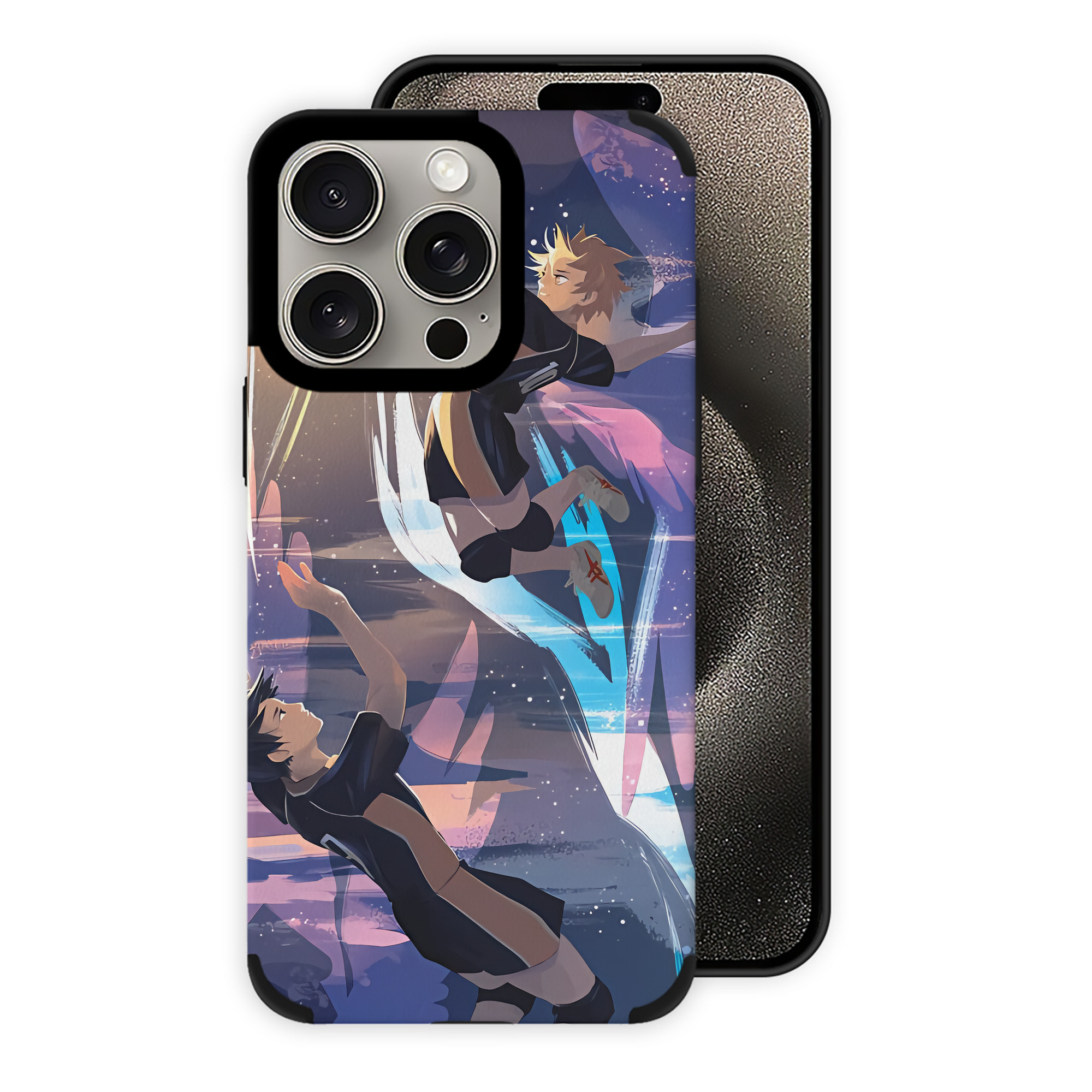（画像用） ハイキュー!! Haikyu!! 【iPhone15ProMax対応】 PUレザー スマホケース 耐衝撃＆黄変防止