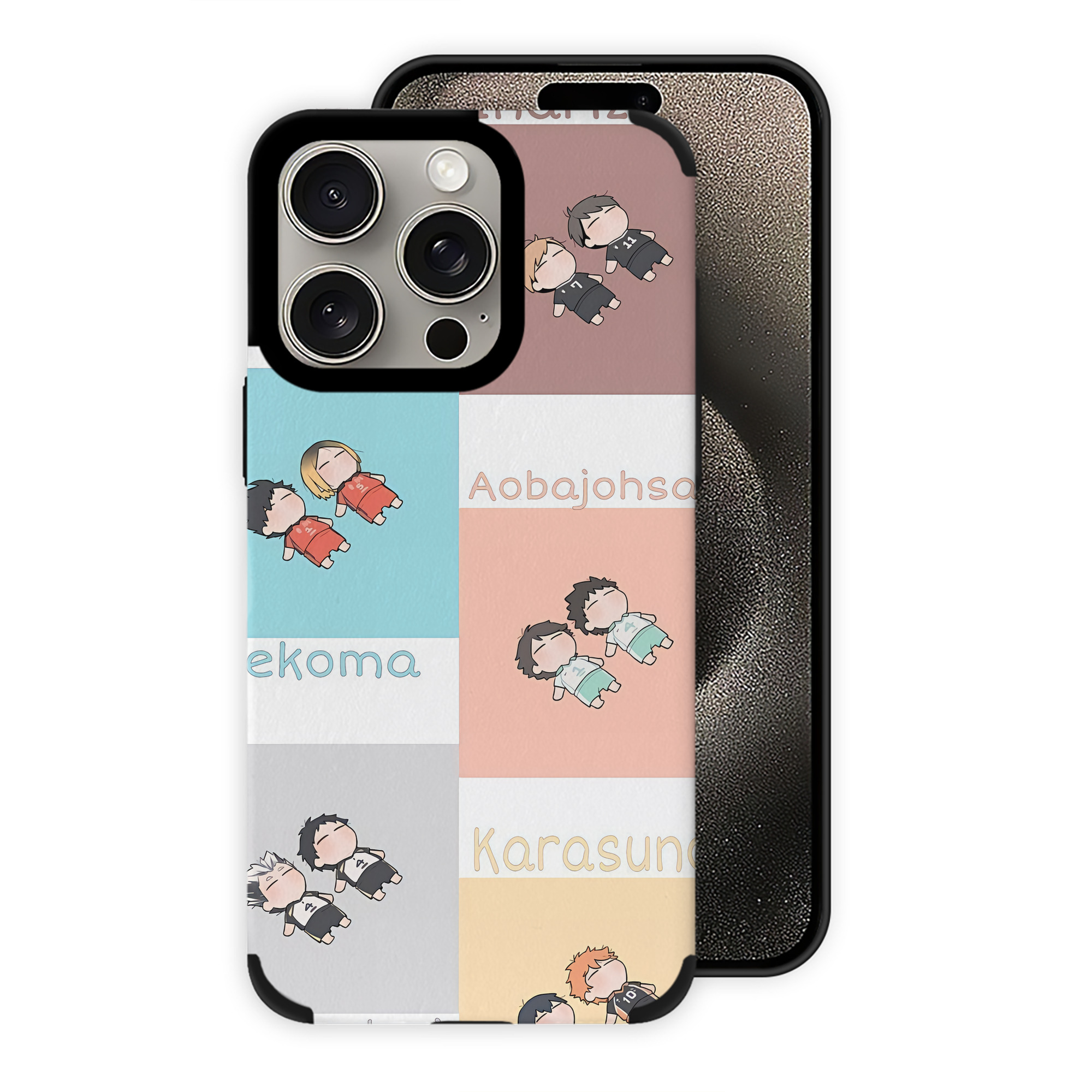 （画像用） ハイキュー!! Haikyu!! 【iPhone15ProMax対応】 PUレザー スマホケース 耐衝撃＆黄変防止