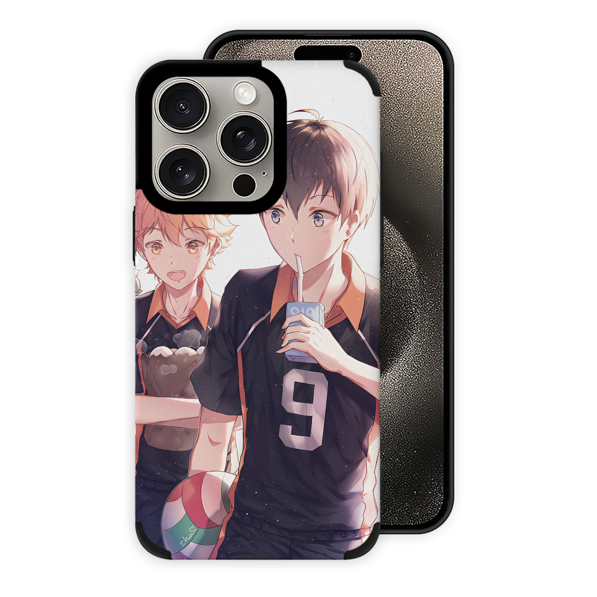 （画像用） ハイキュー!! Haikyu!! 【iPhone15ProMax対応】 PUレザー スマホケース 耐衝撃＆黄変防止
