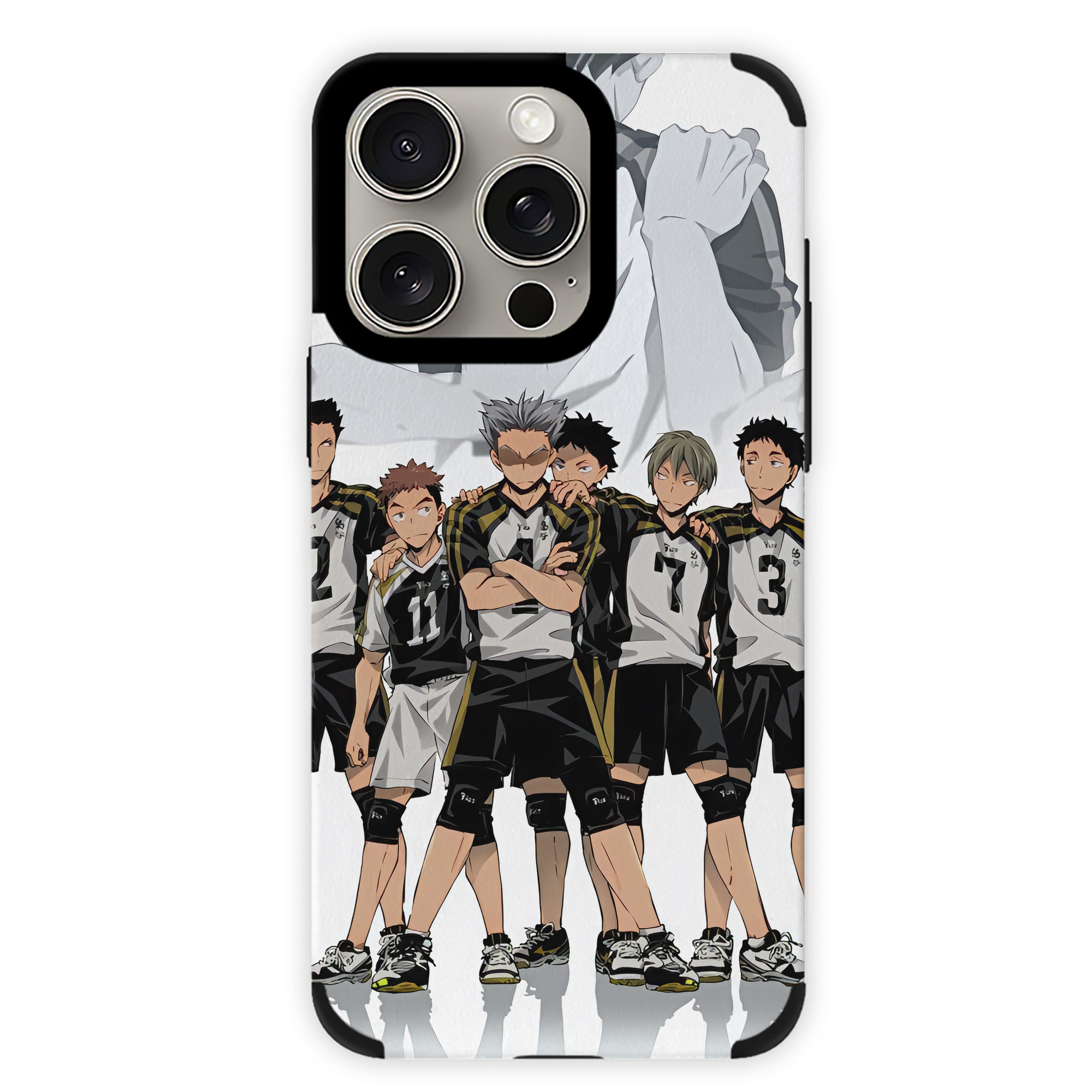 （画像用） ハイキュー!! Haikyu!! 【iPhone15ProMax対応】 PUレザー スマホケース 耐衝撃＆黄変防止