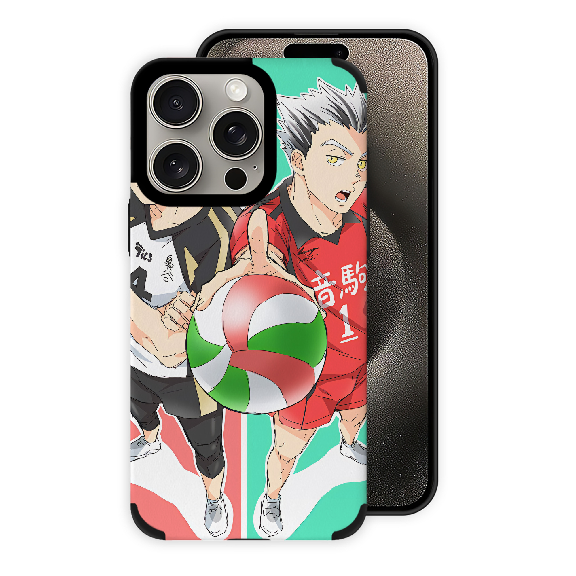 （画像用） ハイキュー!! Haikyu!! 【iPhone15ProMax対応】 PUレザー スマホケース 耐衝撃＆黄変防止