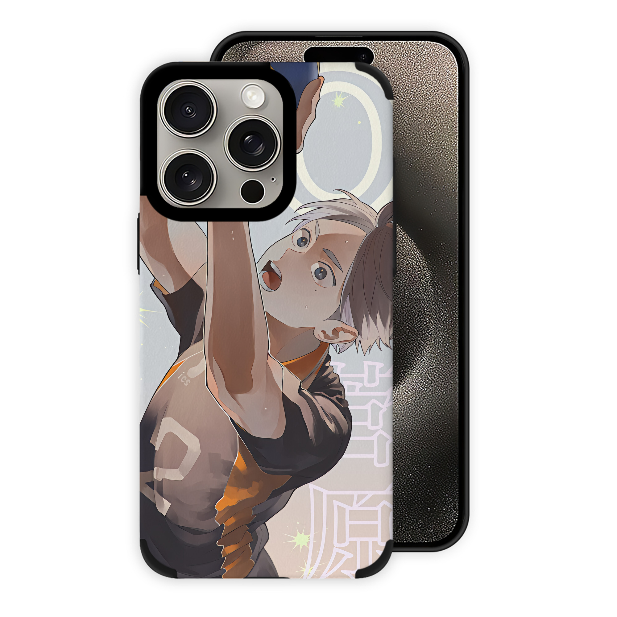 （画像用） ハイキュー!! Haikyu!! 【iPhone15ProMax対応】 PUレザー スマホケース 耐衝撃＆黄変防止