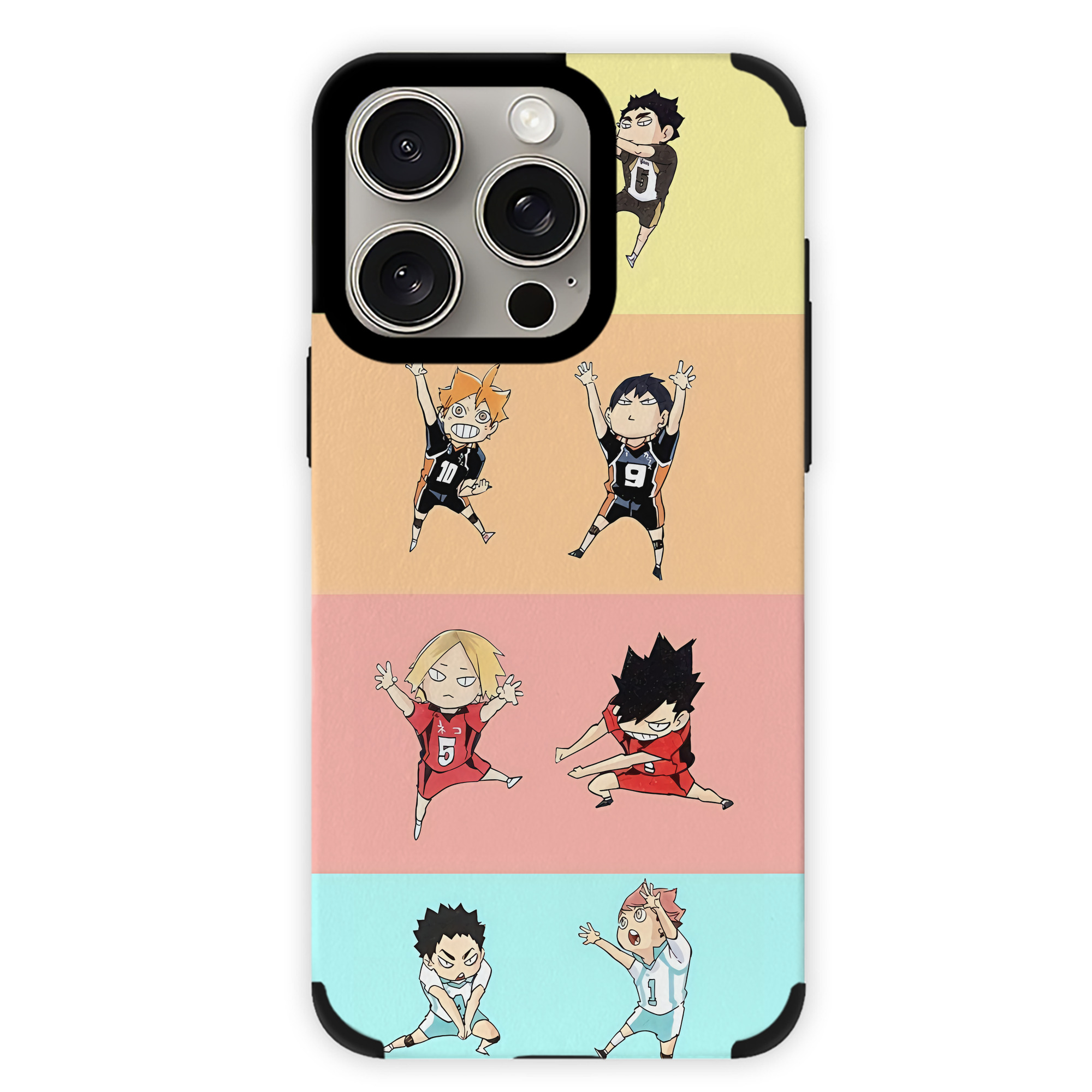 （画像用） ハイキュー!! Haikyu!! 【iPhone15ProMax対応】 PUレザー スマホケース 耐衝撃＆黄変防止