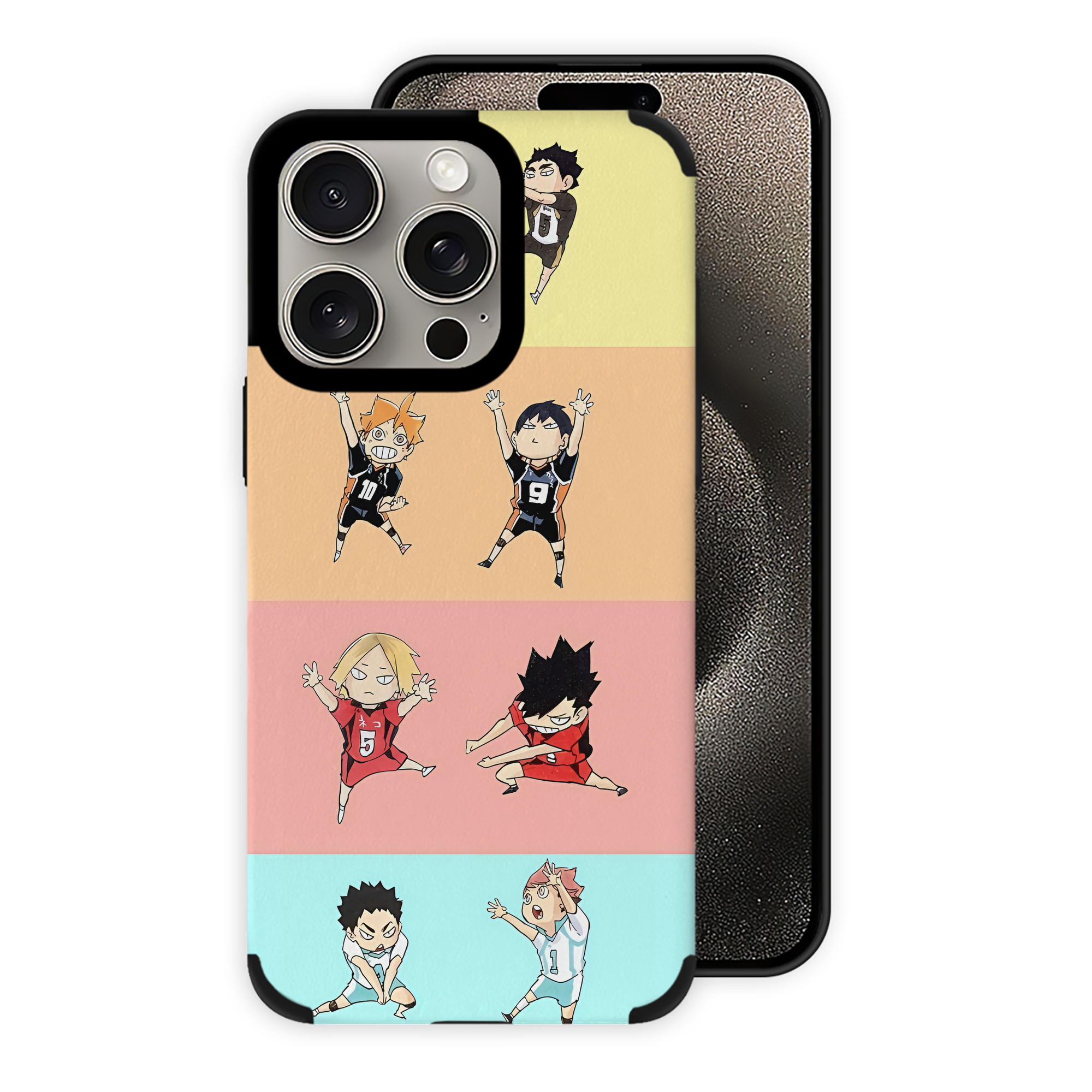 （画像用） ハイキュー!! Haikyu!! 【iPhone15ProMax対応】 PUレザー スマホケース 耐衝撃＆黄変防止