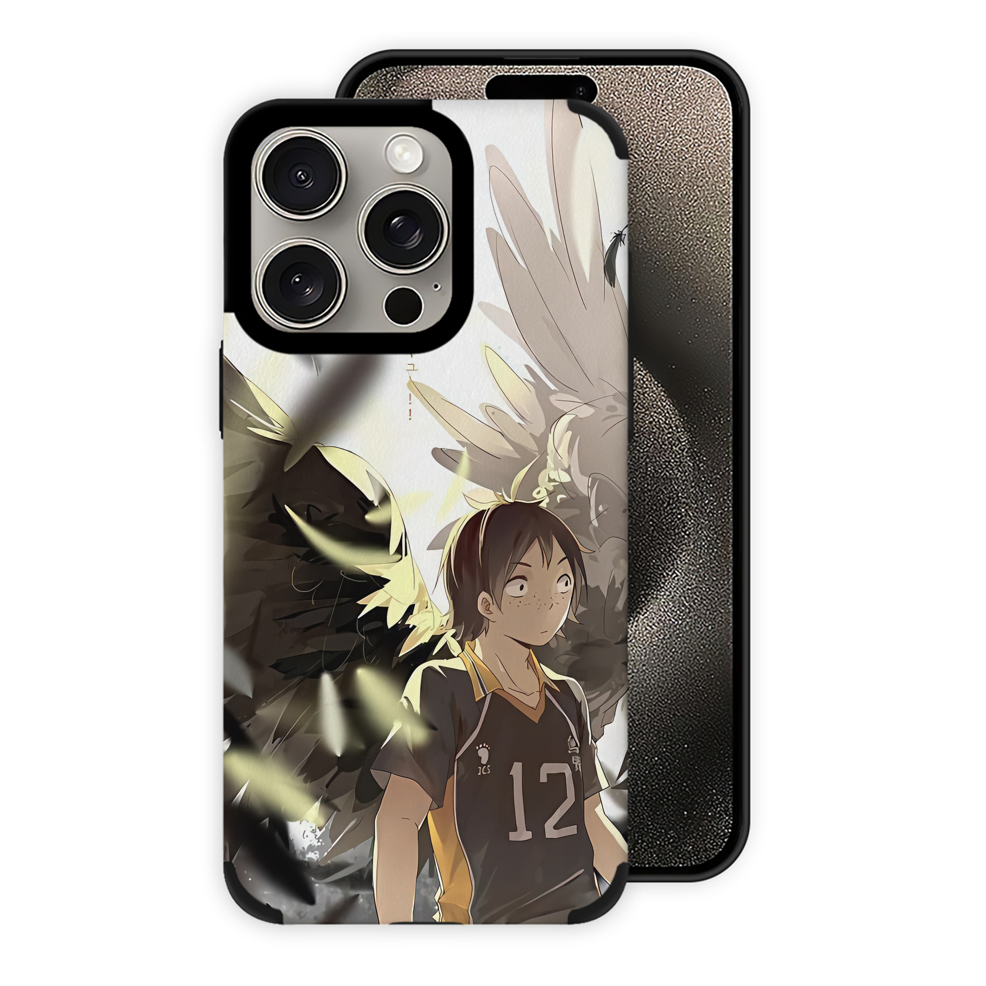 （画像用） ハイキュー!! Haikyu!! 【iPhone15ProMax対応】 PUレザー スマホケース 耐衝撃＆黄変防止