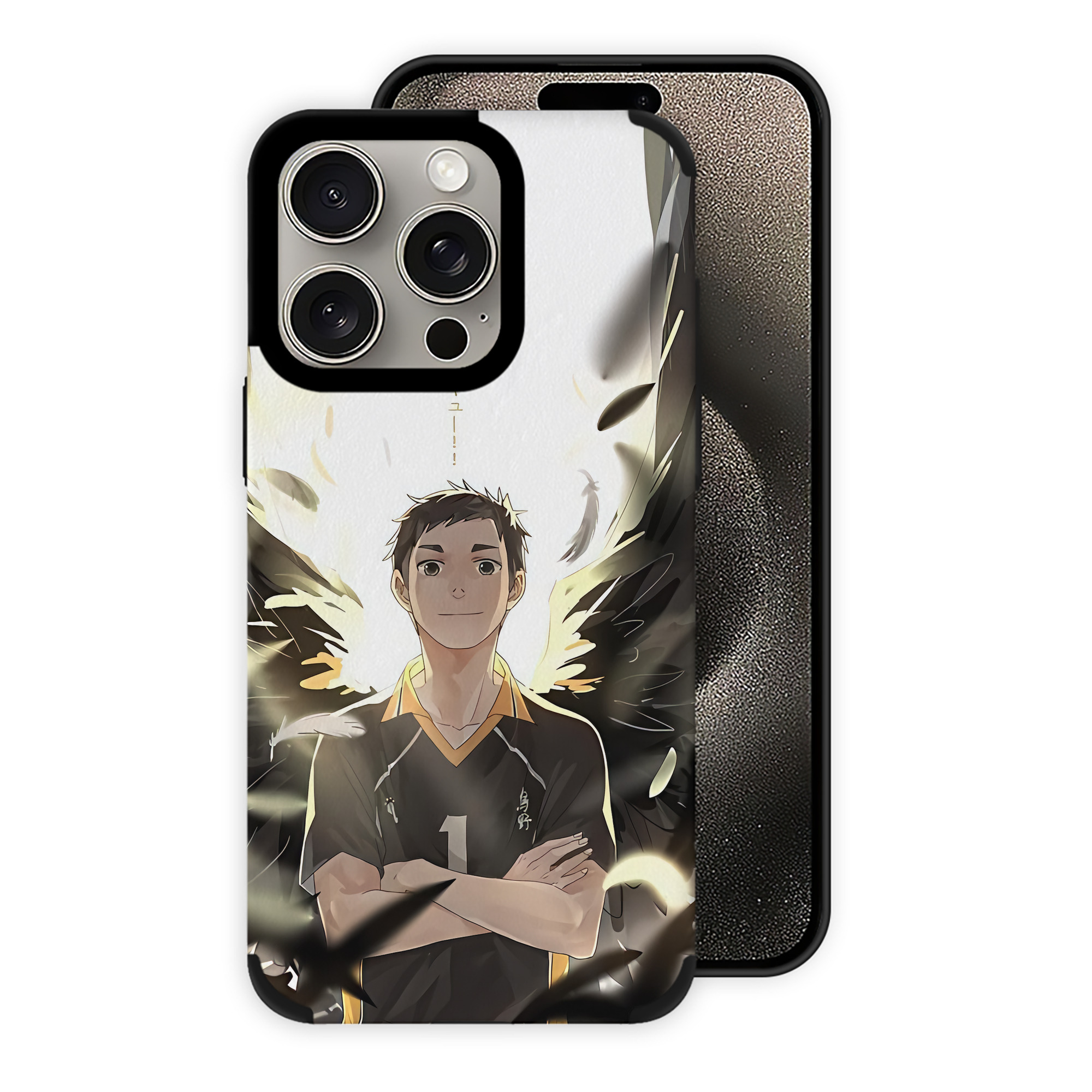 （画像用） ハイキュー!! Haikyu!! 【iPhone15ProMax対応】 PUレザー スマホケース 耐衝撃＆黄変防止