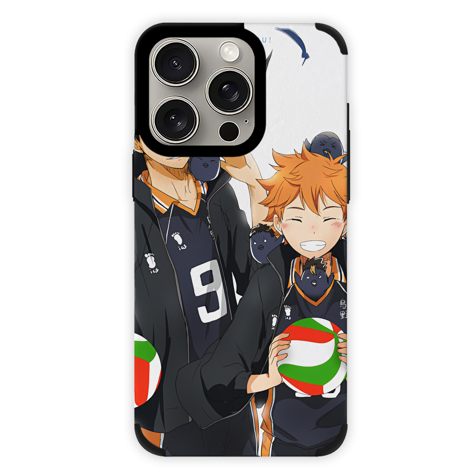（画像用） ハイキュー!! Haikyu!! 【iPhone15ProMax対応】 PUレザー スマホケース 耐衝撃＆黄変防止