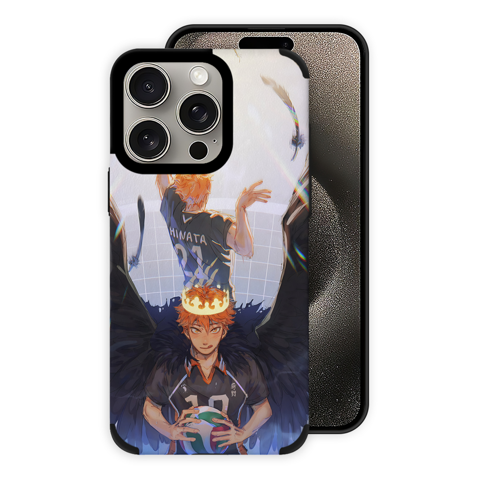 （画像用） ハイキュー!! Haikyu!! 【iPhone15ProMax対応】 PUレザー スマホケース 耐衝撃＆黄変防止