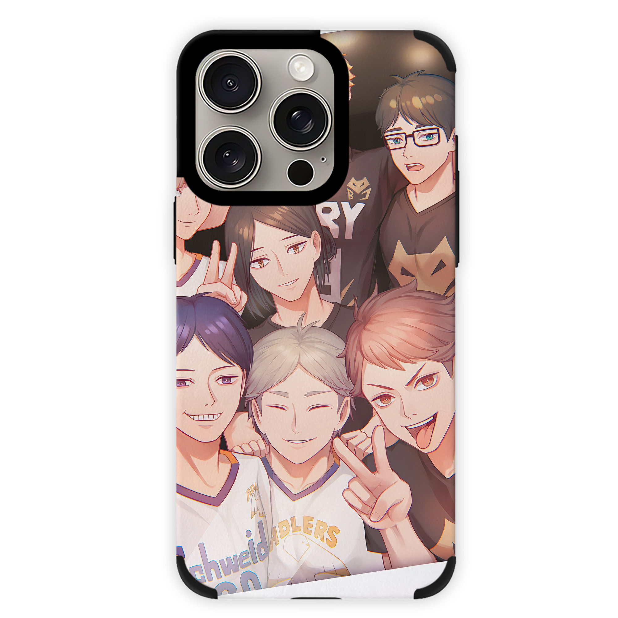 （画像用） ハイキュー!! Haikyu!! 【iPhone15ProMax対応】 PUレザー スマホケース 耐衝撃＆黄変防止