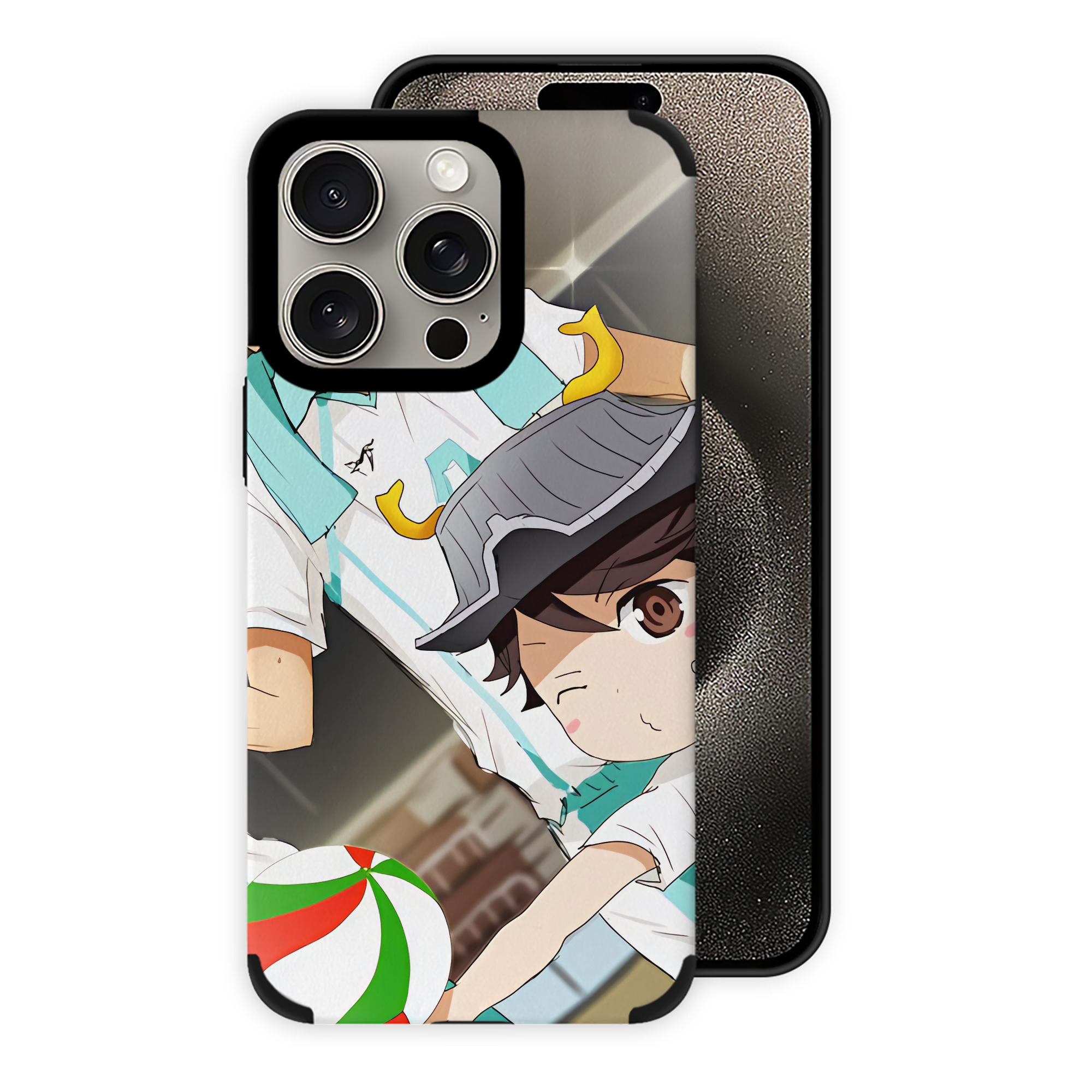 （画像用） ハイキュー!! Haikyu!! 【iPhone15ProMax対応】 PUレザー スマホケース 耐衝撃＆黄変防止
