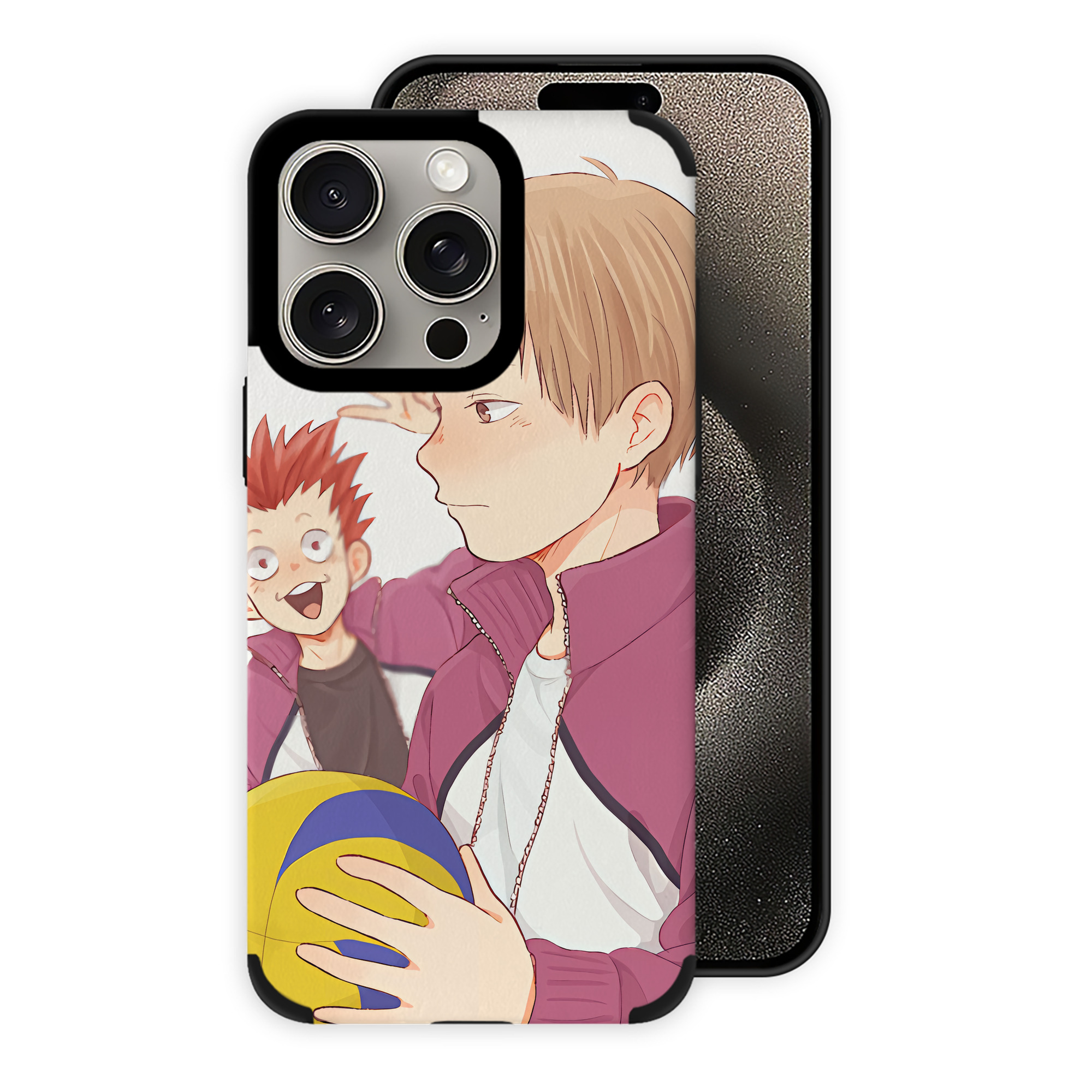 （画像用） ハイキュー!! Haikyu!! 【iPhone15ProMax対応】 PUレザー スマホケース 耐衝撃＆黄変防止
