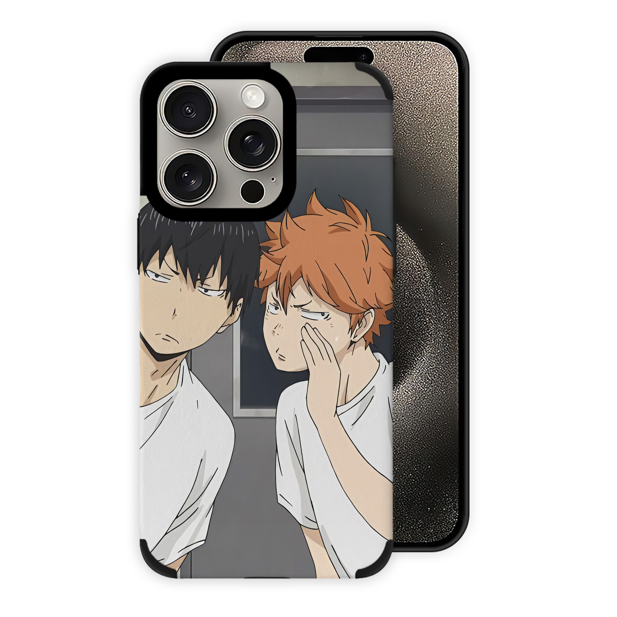 （画像用） ハイキュー!! Haikyu!! 【iPhone15ProMax対応】 PUレザー スマホケース 耐衝撃＆黄変防止
