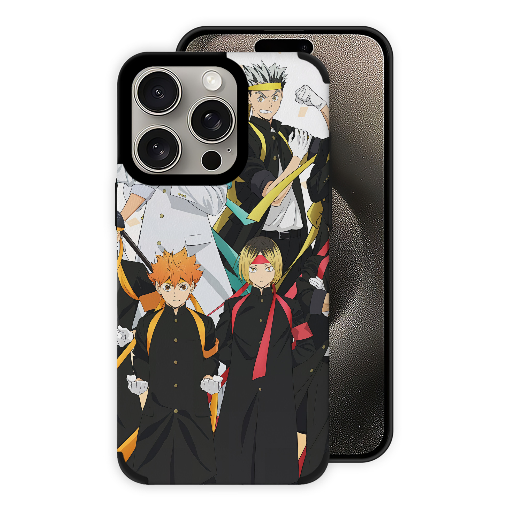 （画像用） ハイキュー!! Haikyu!! 【iPhone15ProMax対応】 PUレザー スマホケース 耐衝撃＆黄変防止