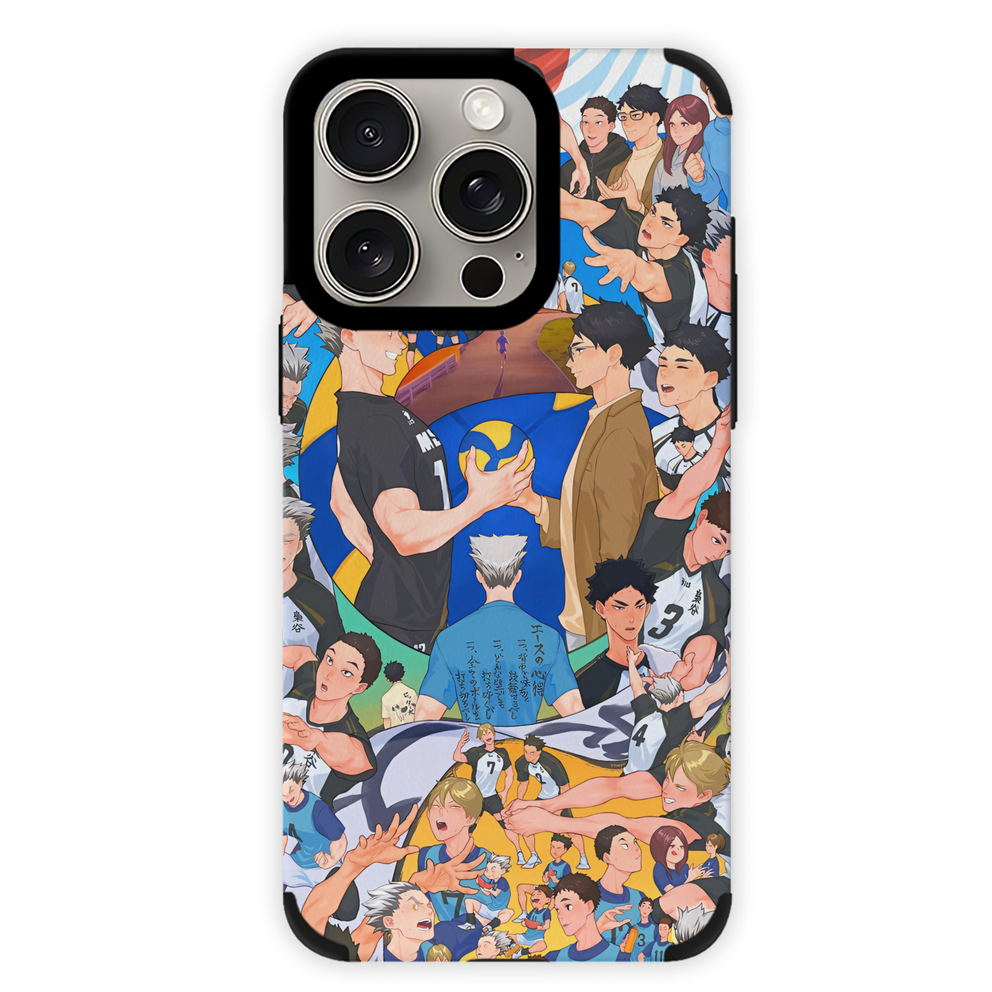 （画像用） ハイキュー!! Haikyu!! 【iPhone15ProMax対応】 PUレザー スマホケース 耐衝撃＆黄変防止