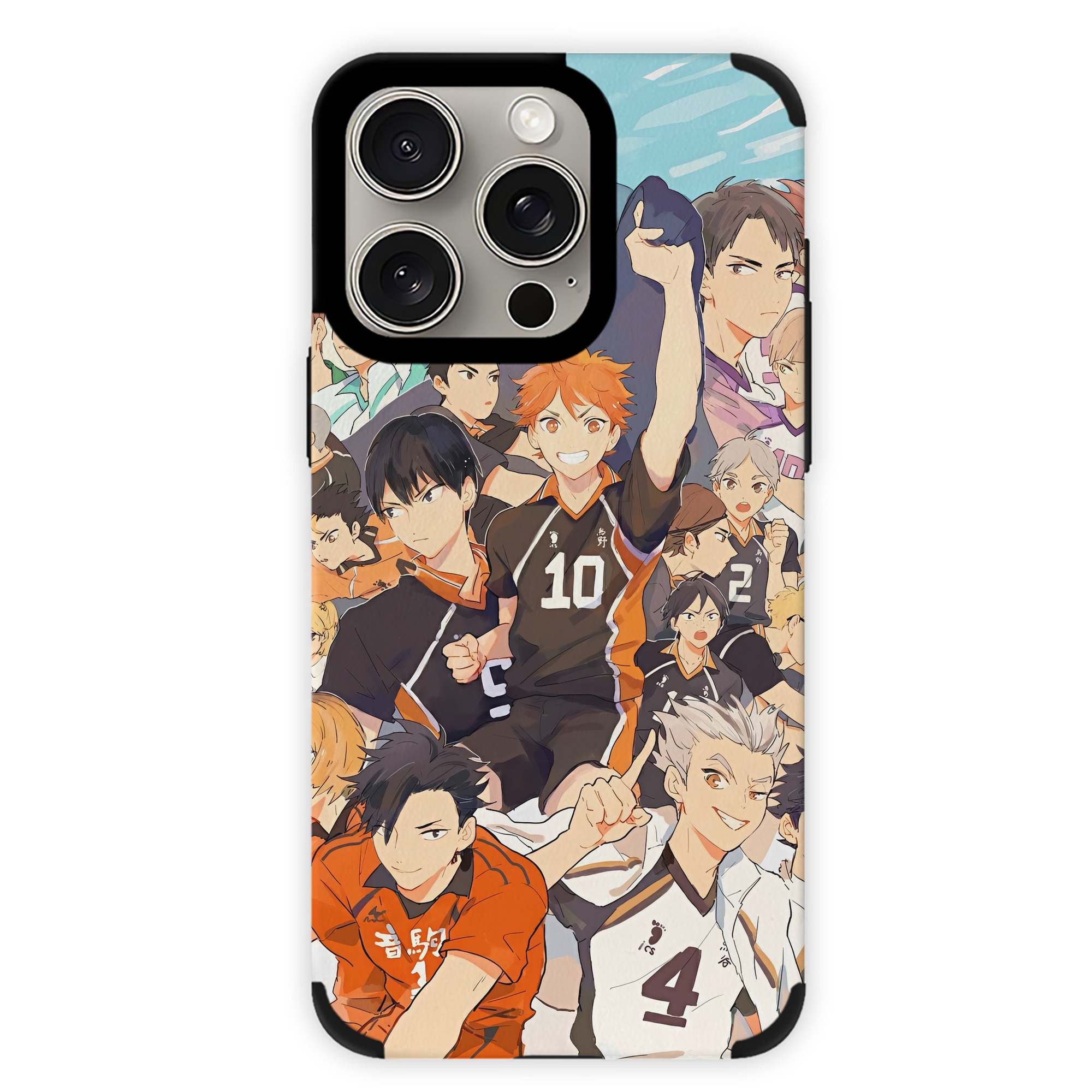 （画像用） ハイキュー!! Haikyu!! 【iPhone15ProMax対応】 PUレザー スマホケース 耐衝撃＆黄変防止