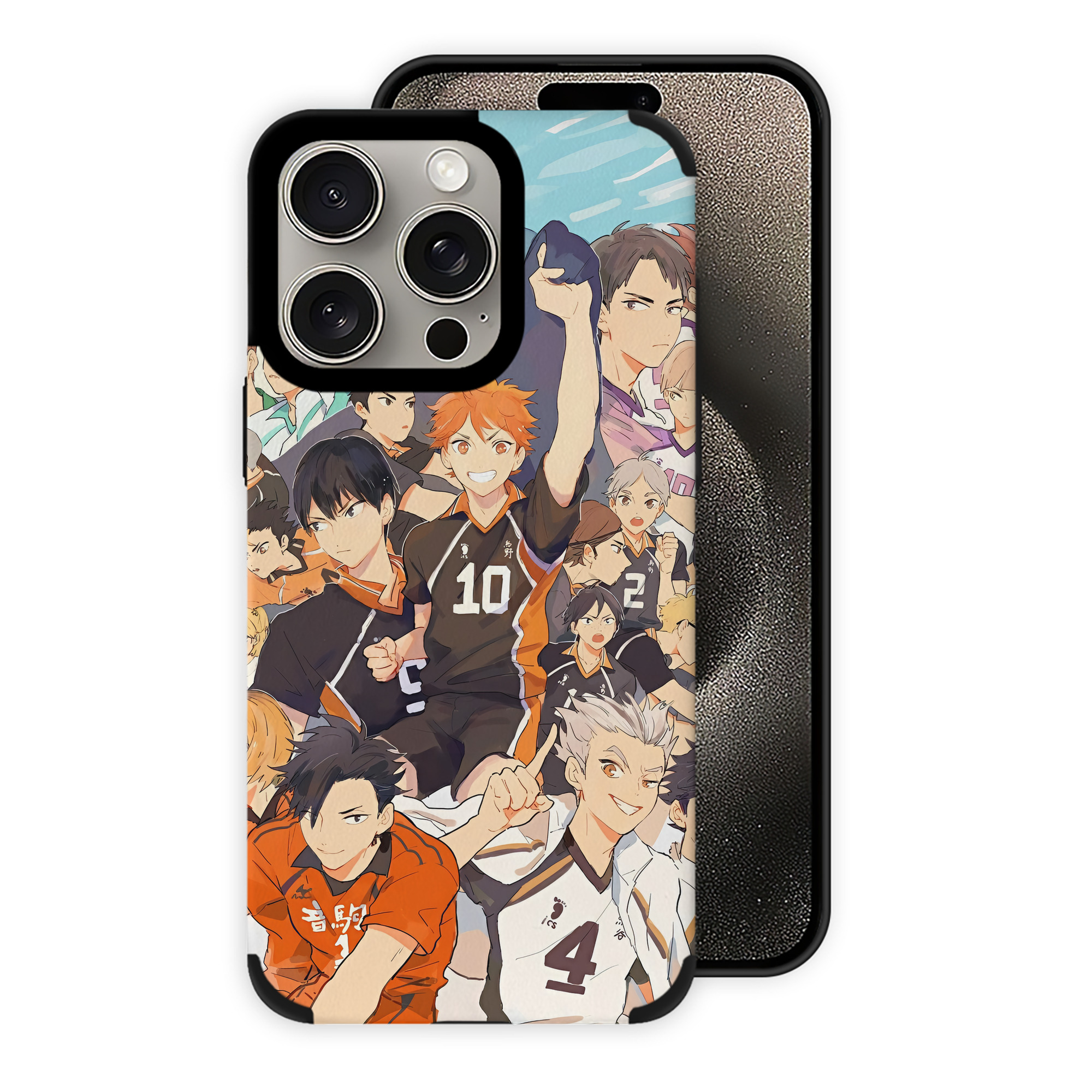 （画像用） ハイキュー!! Haikyu!! 【iPhone15ProMax対応】 PUレザー スマホケース 耐衝撃＆黄変防止
